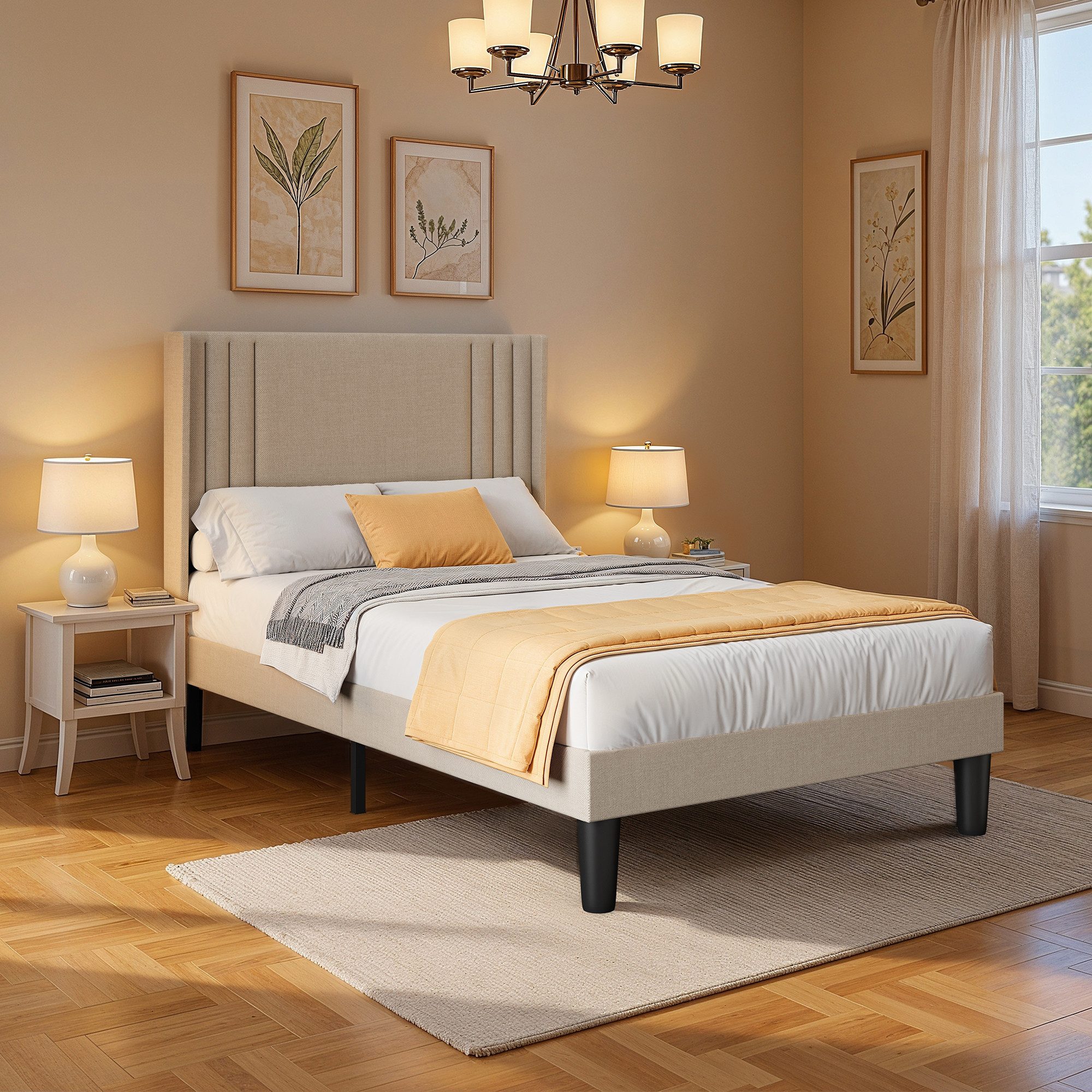 Bealife Bettgestell mit Kopfteil, 90/120x200cm günstig online kaufen