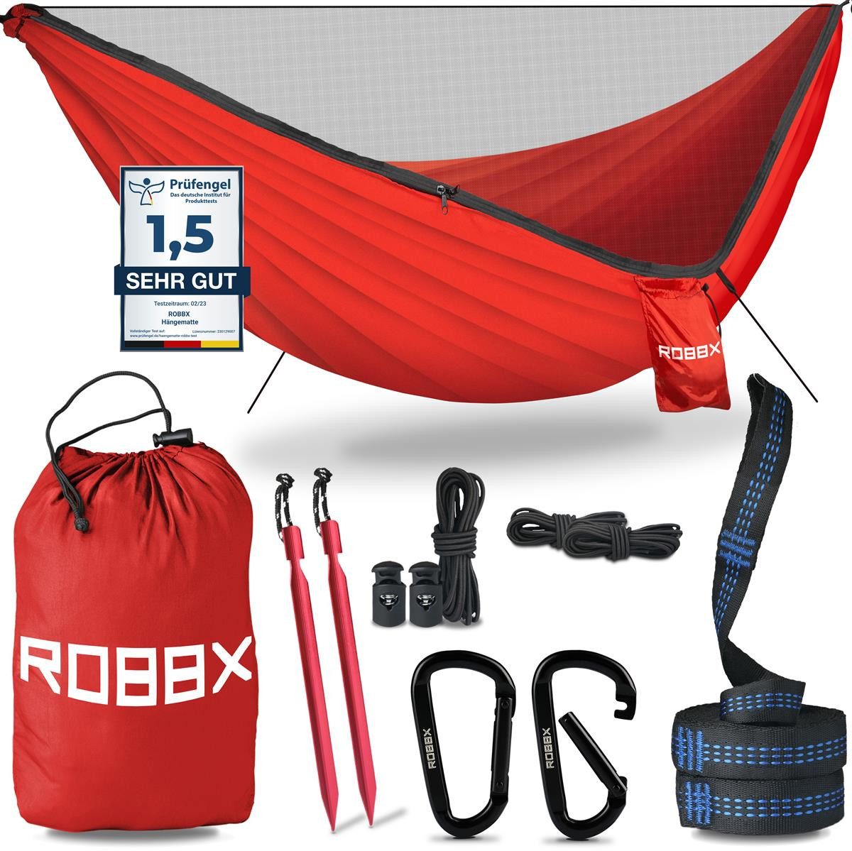 Hängematte ROBBX® Hängematte mit Moskitonetz