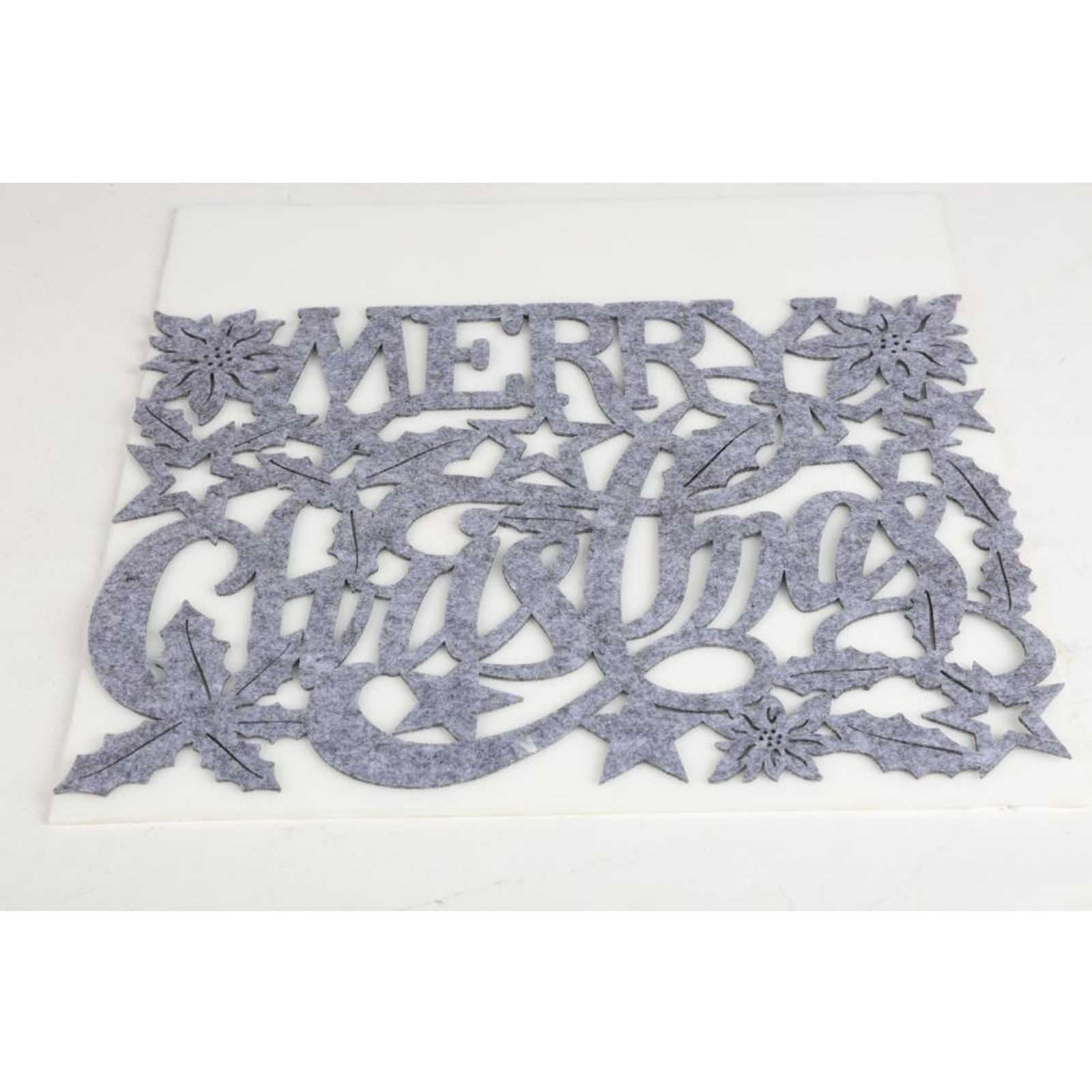 BURI Platzset 24 Stück Platzdeckchen Tischset "Merry Christmas" kleine Tischdecken