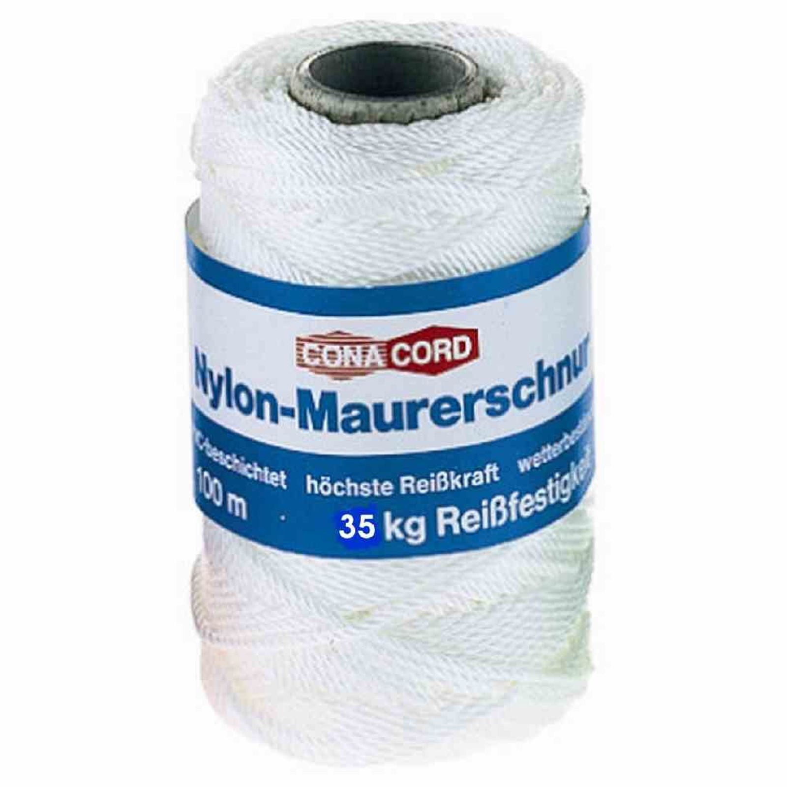 Seil Maurerschnur weiß 100 m extra stark,Ø 1,5 mm