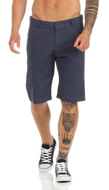 Stanley Jeans Shorts Herren Chino Shorts in Blau 30074 (1-tlg)