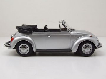 Norev Modellauto VW 1303 Käfer Cabrio 1973 silber Modellauto 1:18 Norev, Maßstab 1:18