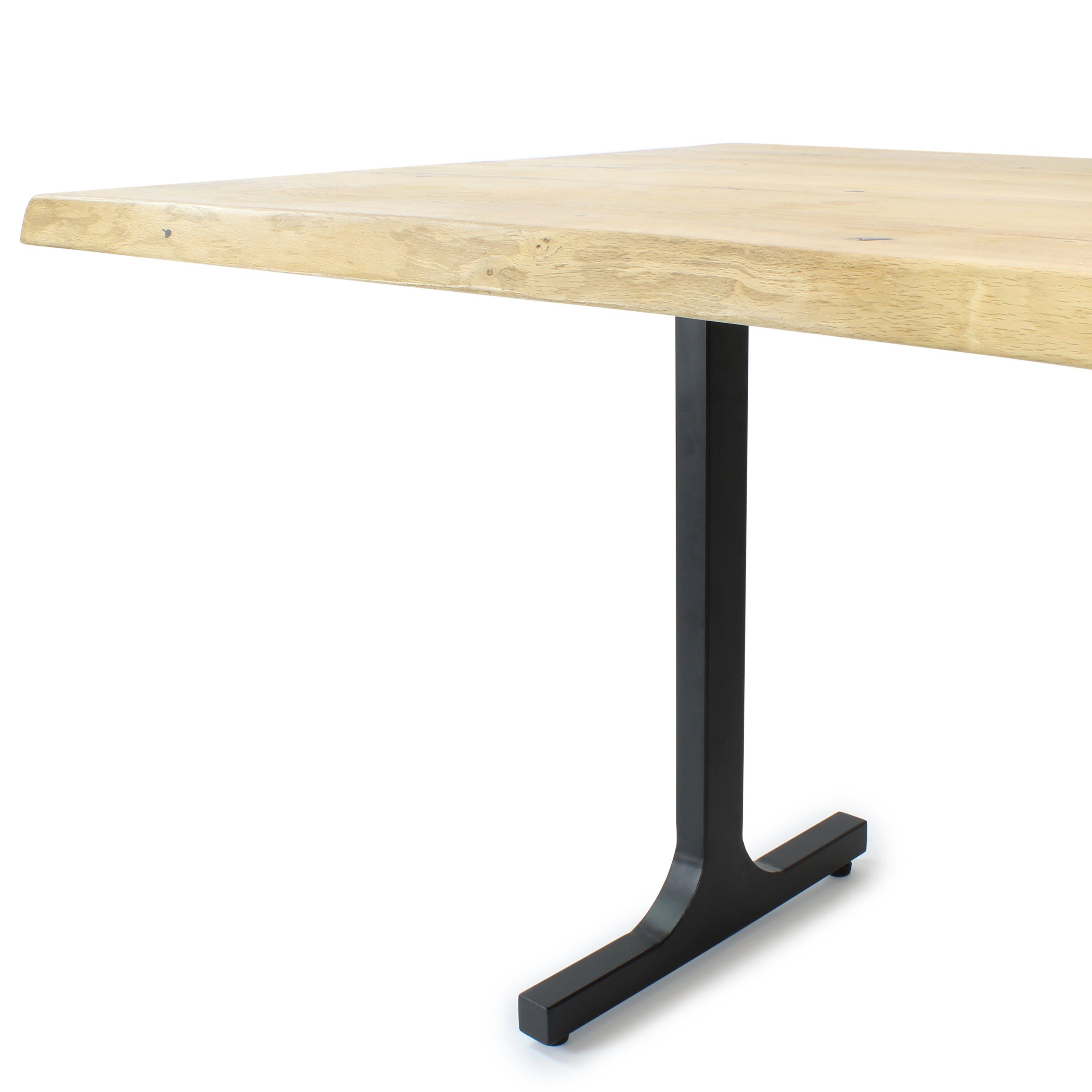 Natural Goods Berlin Möbelkufe H-FORM, (2-St), Tischkufen, Schreib- und Konferenztischbeine, Esstischgestell, Schwarz