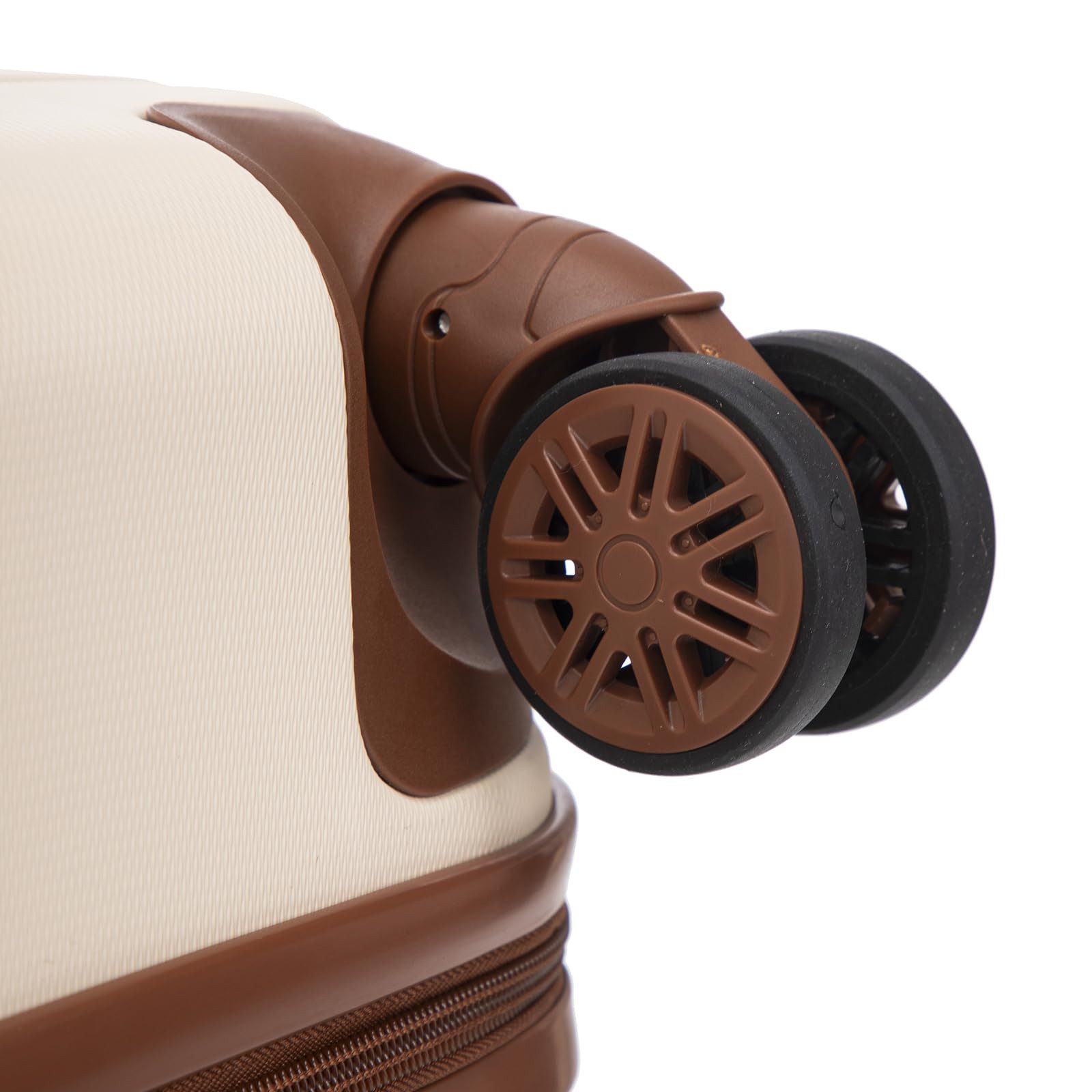 YONSLY Koffer Reisekoffer Hartschale ABS in S, M, L oder XL für jede Reise, 4 Rollen, 360°-Doppelrollen, Zahlenschloss, weicher Gummigriff, leicht