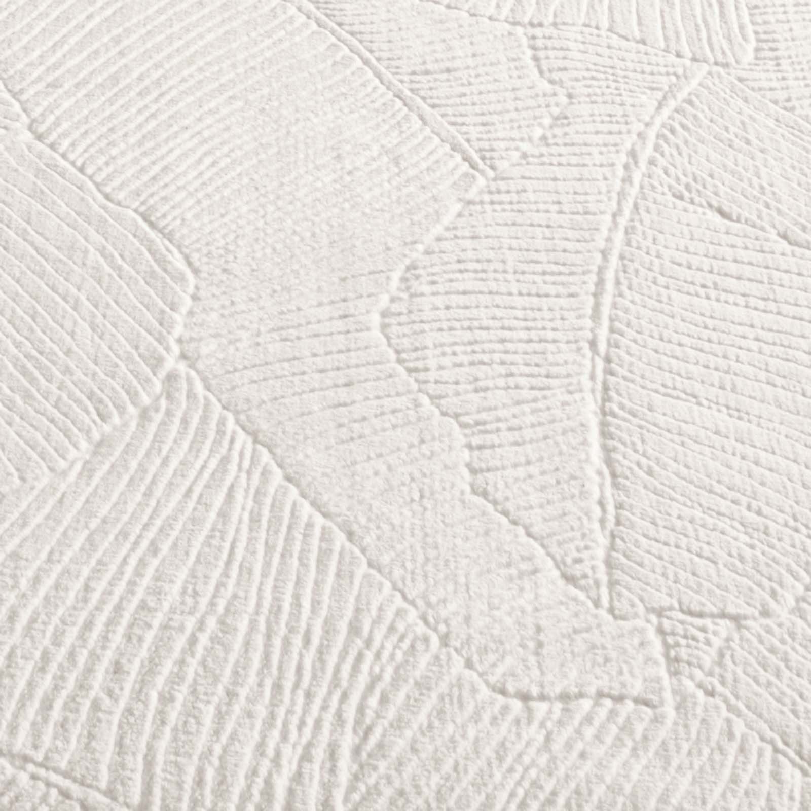TaraCarpet Teppich TaraCarpet Homestyle 391 Blätter, rechteckig, Höhe: 10 mm, Felloptik hoch-tief weich waschbar floral creme 50x80 – Bild 4 von 5