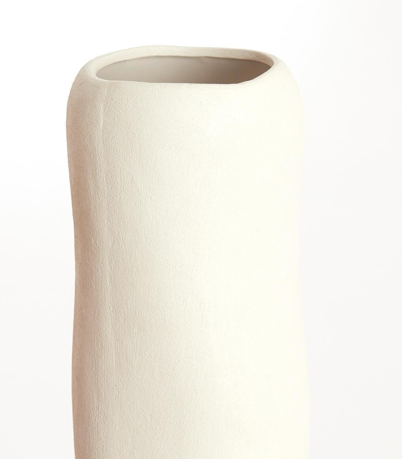 Light & Living Dekovase SERAFINA, Vase, Cremeweiß, Keramik, H 56 cm (1 St), besondere Oberflächenstruktur