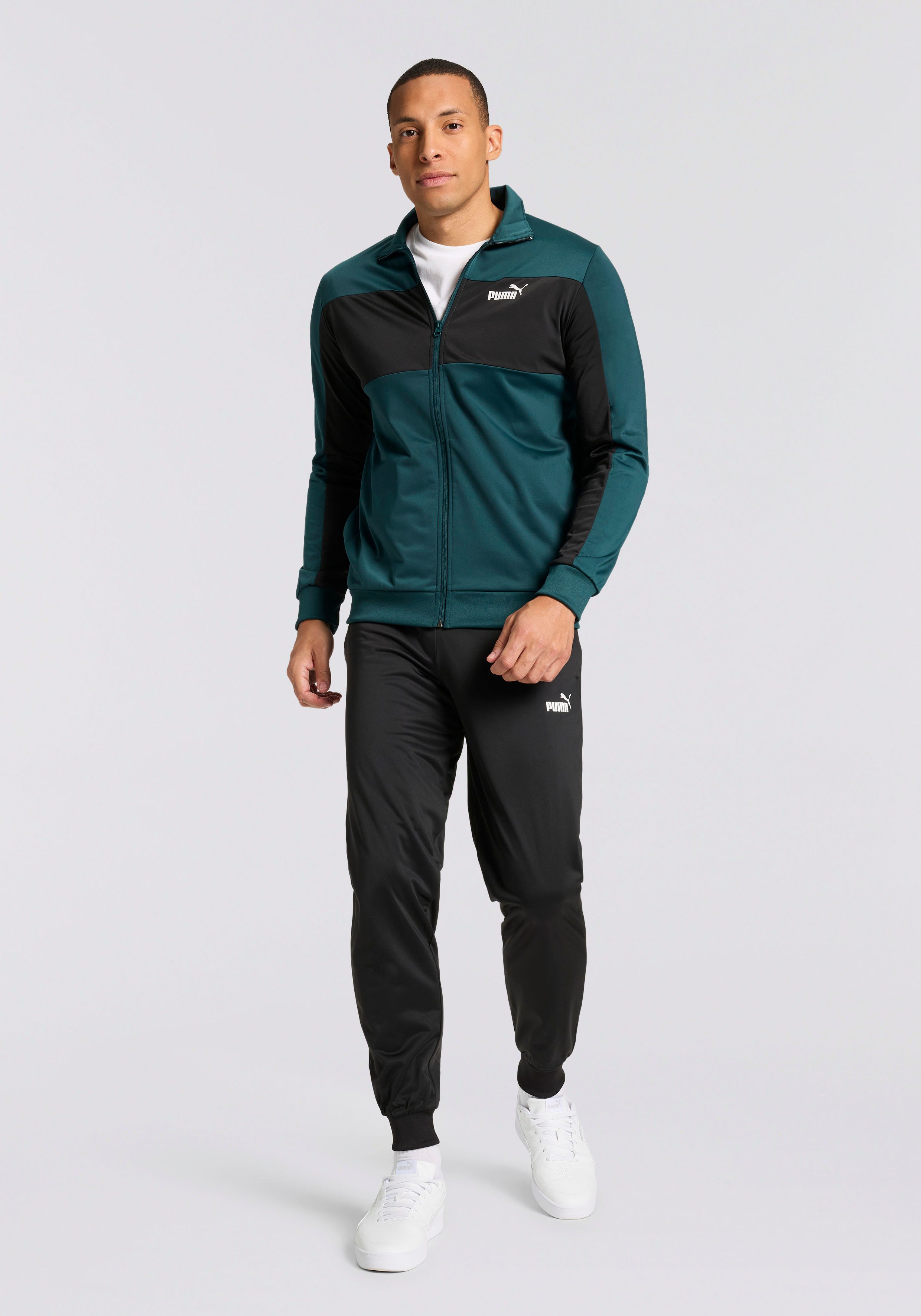 PUMA Trainingsanzug POLY COLORBLOCK SUIT (2-tlg) günstig online kaufen
