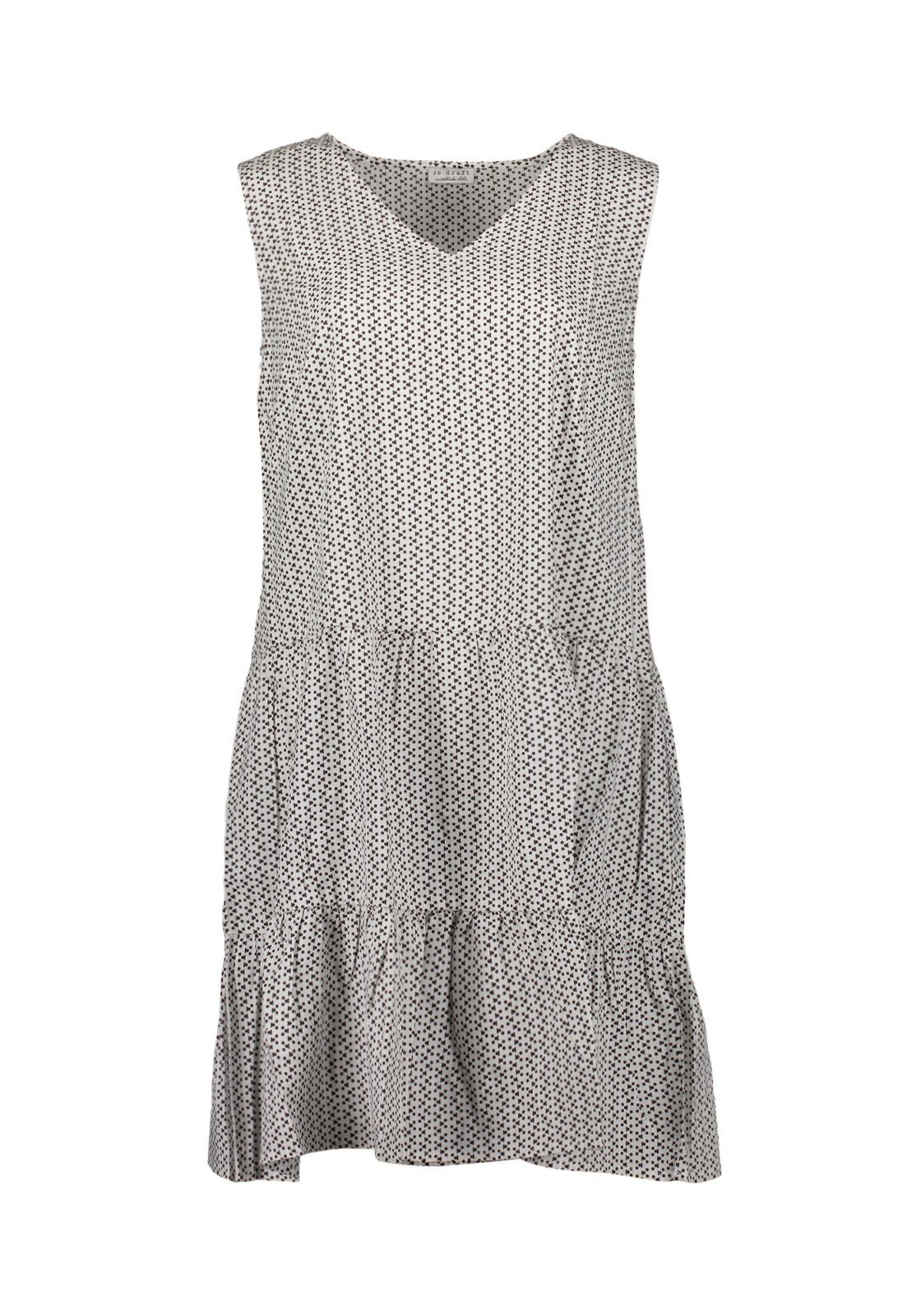 kreideweiß Sommerkleid White- re.draft Wool Print