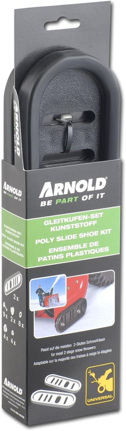 Arnold Elektro-Schneefräse Universal Gleitkufen-Set Für Schneefräsen