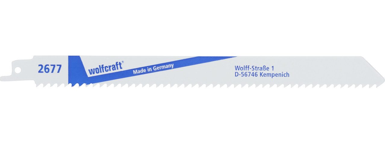 Wolfcraft Säbelsägeblatt Wolfcraft Säbelsägeblatt 210 mm Bi-Metall