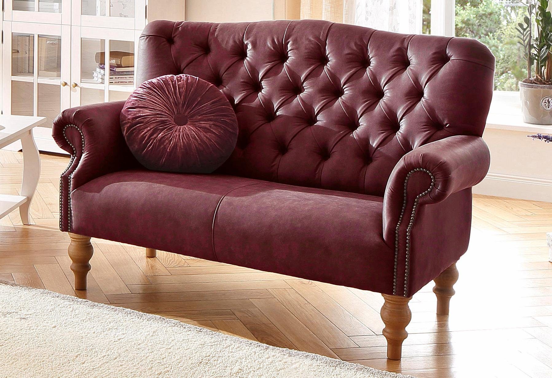 Home affaire Chesterfield-Sofa Lord, mit echter günstig online kaufen