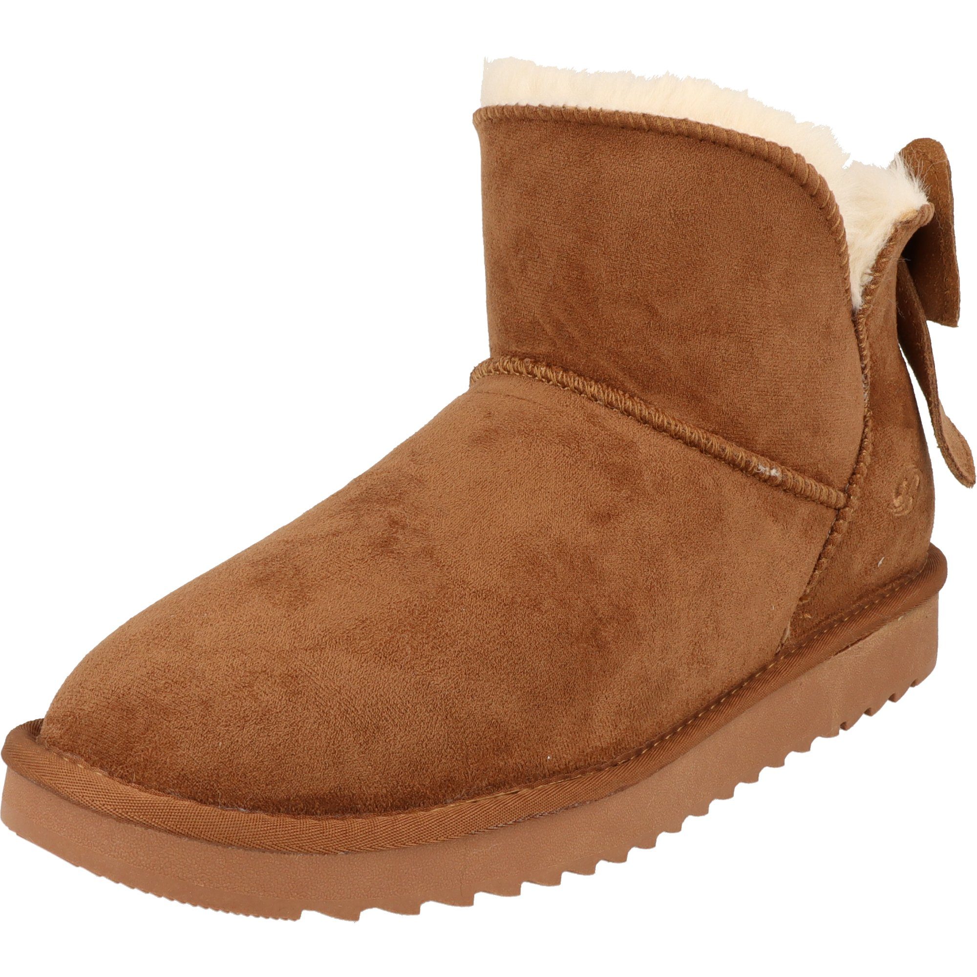 Cognac Winterboots Winter Boots Mid-Cut by Dockers Damen Schuhe 49IL303 Gerli gefüttert