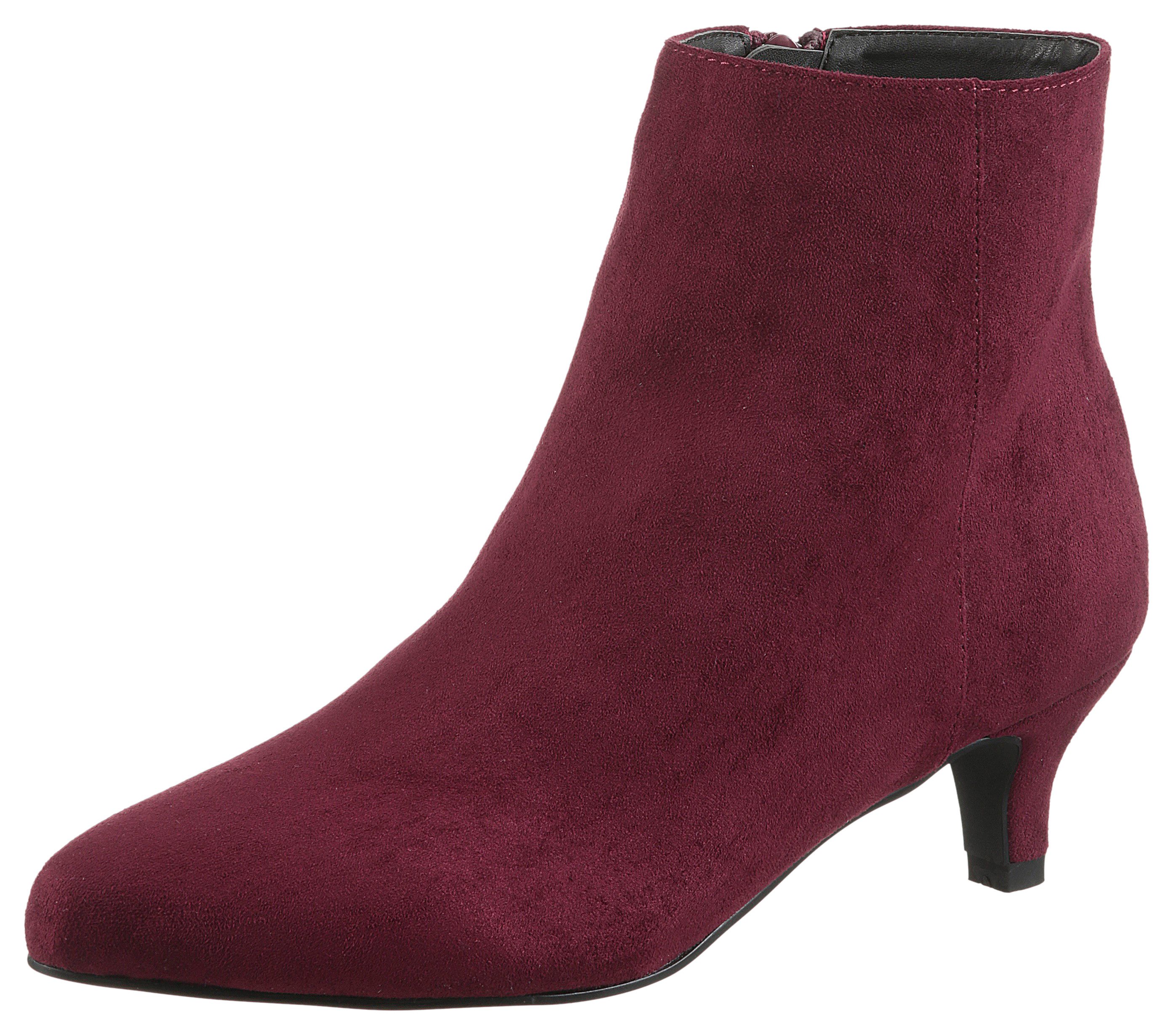 Aniston SHOES Stiefelette Reißverschluss-Ankelboots, Trichterabsatz – Bild 3 von 5