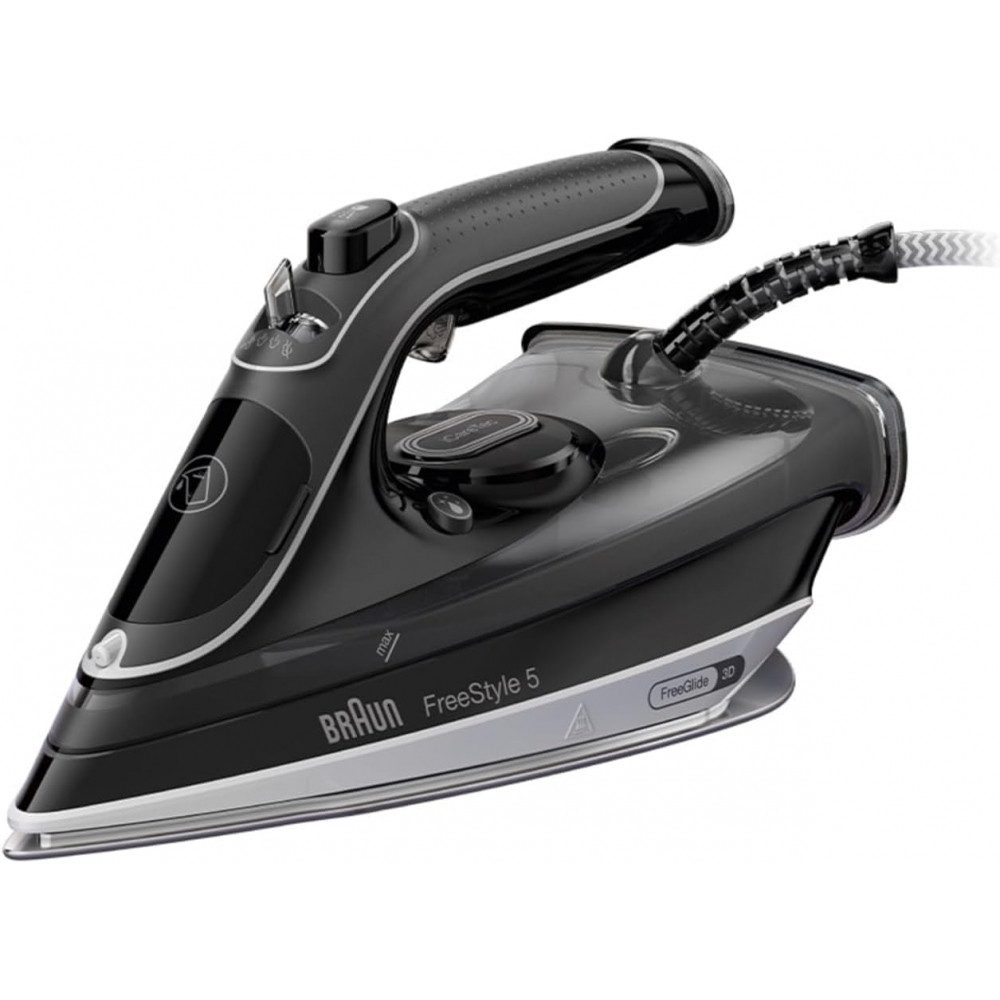 Braun Dampfbügeleisen SI 5188 BK FreeStyle 5 - Dampfbügeleisen - schwarz, 2800 W