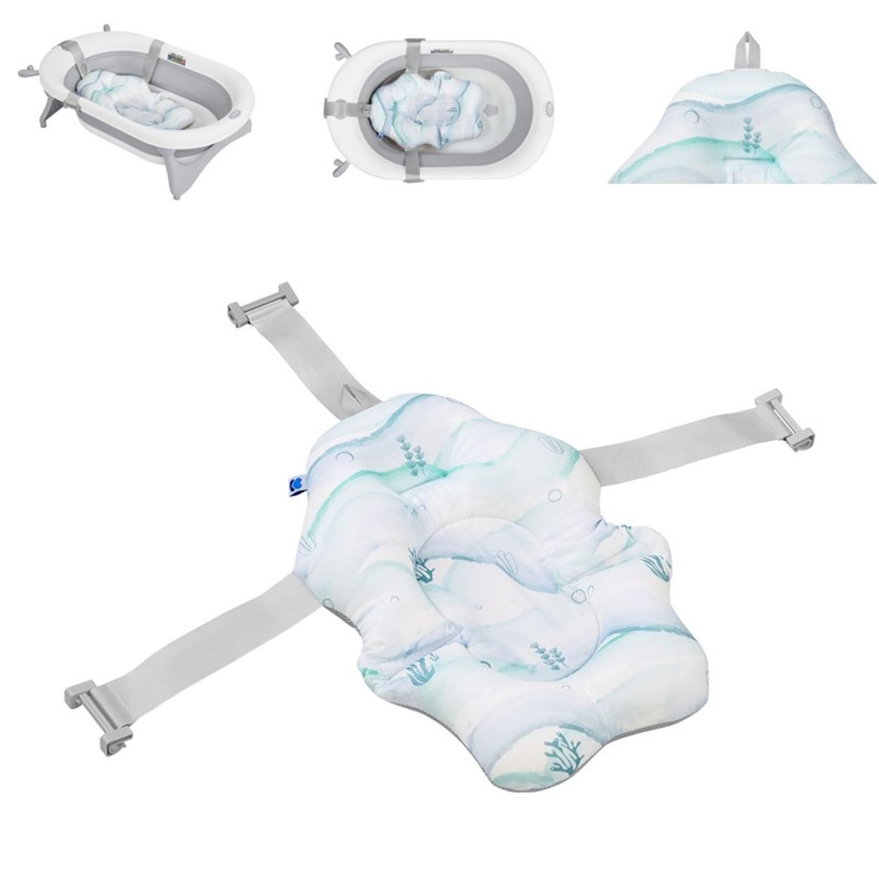Kikkaboo Babybadewanne Baby Badekissen Nubo Badehilfe, günstig online kaufen
