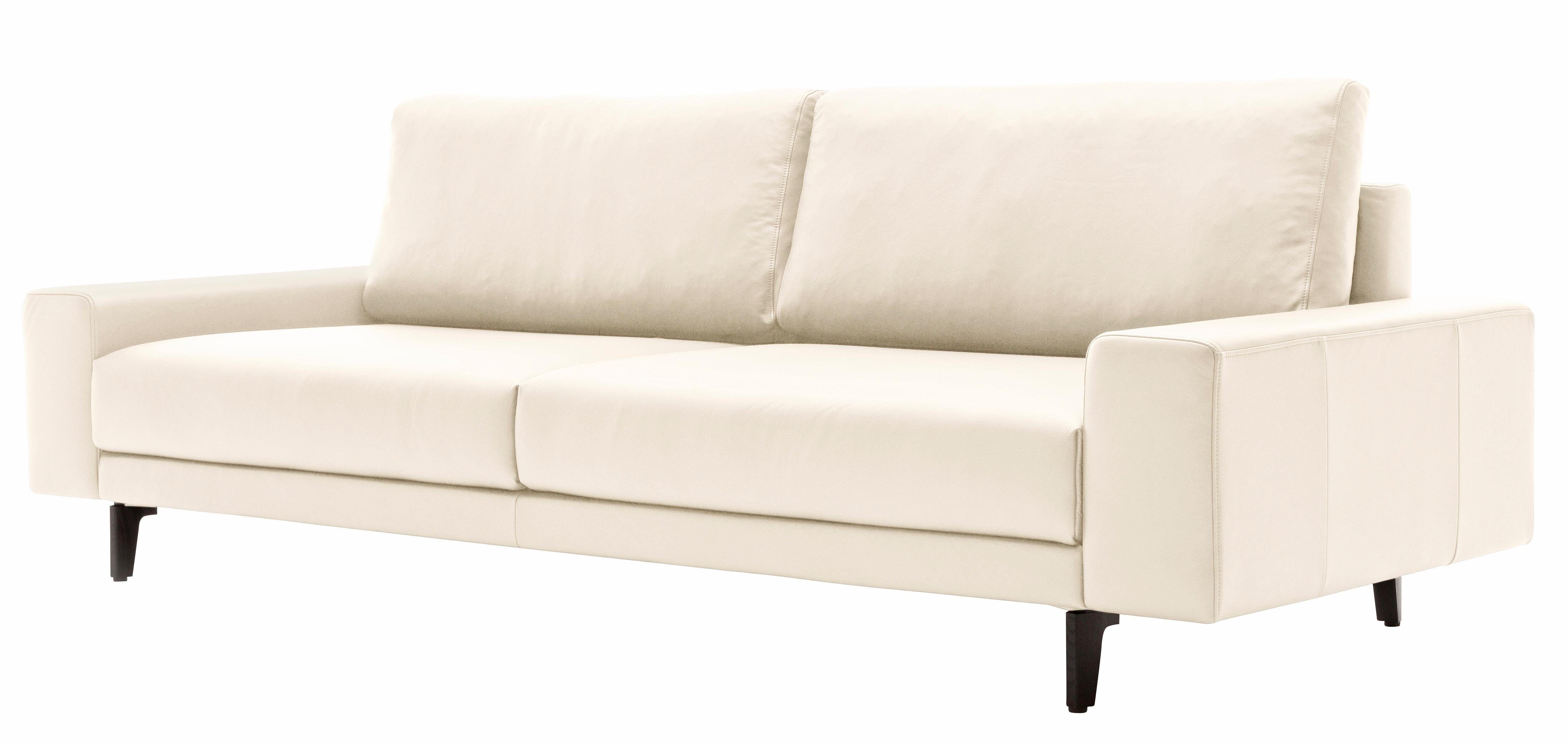 hülsta sofa 3-Sitzer hs.450, Armlehne breit niedrig, Alugussfüße in umbragrau, Breite 220 cm