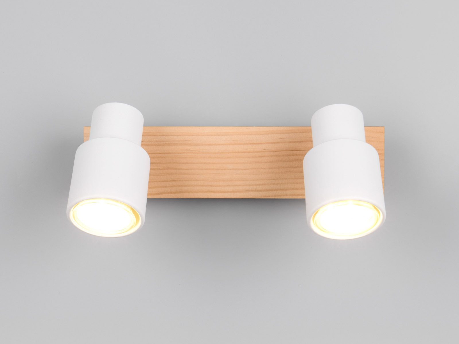 Reality Leuchten LED Deckenspots, Dimmfunktion, LED wechselbar, über Lichtschalter in 3 Stufen dimmbar, warmweiß, Licht-strahler innen Decke-nbeleuchtung Spot-s Treppenhaus Breite 31cm