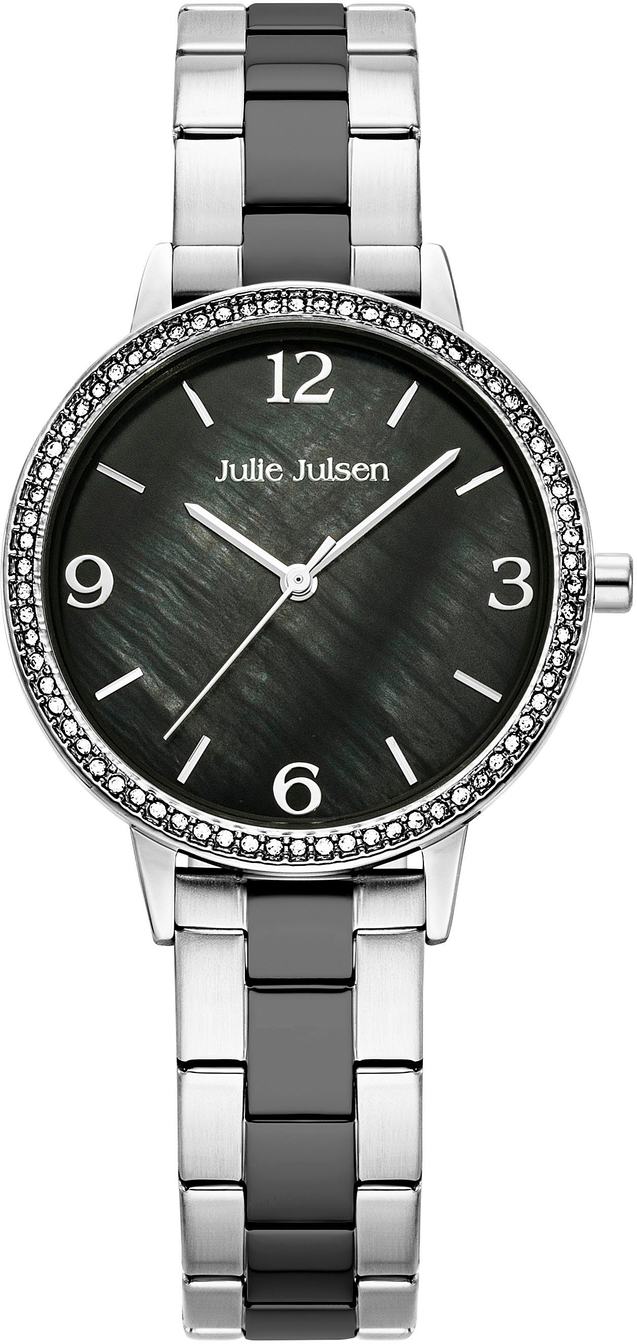 Julie Julsen Quarzuhr Julei Julsen Glamour Black, JJW2120SM