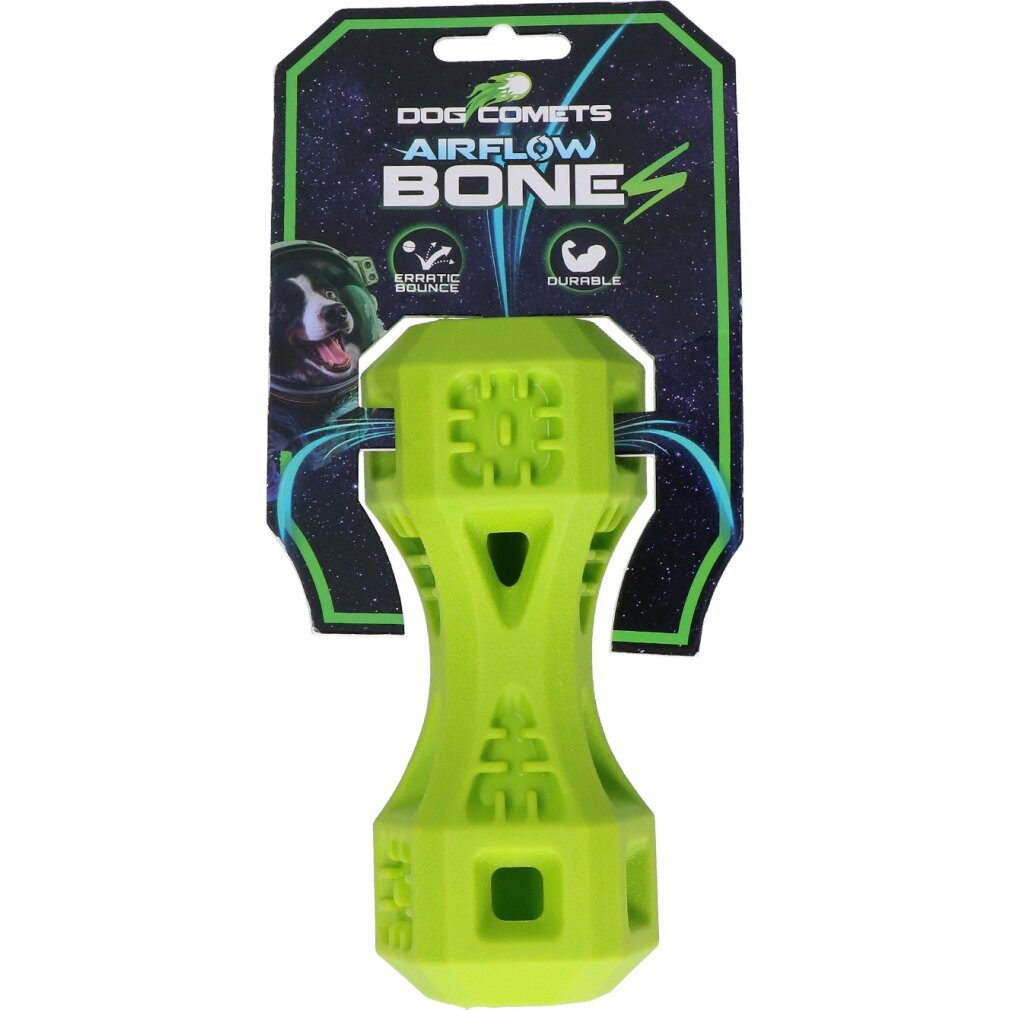 Dog Comets Tierquietschie Airflow Bone Grün S