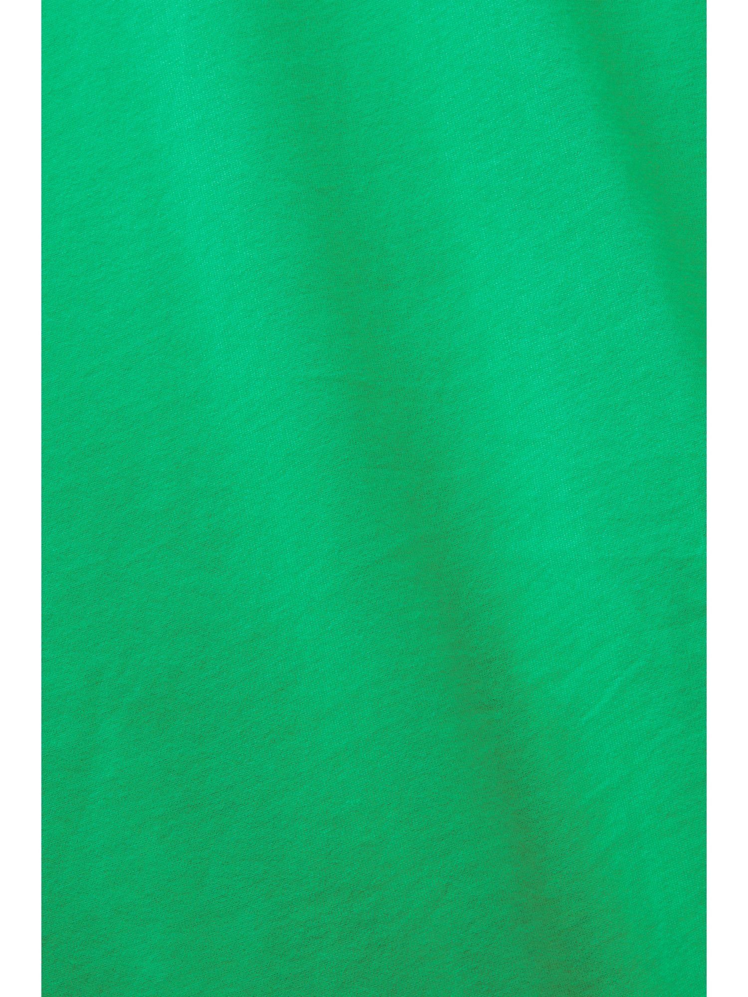 Baumwoll-Longsleeve (1-tlg) Esprit Rollkragen GREEN mit Langarmshirt