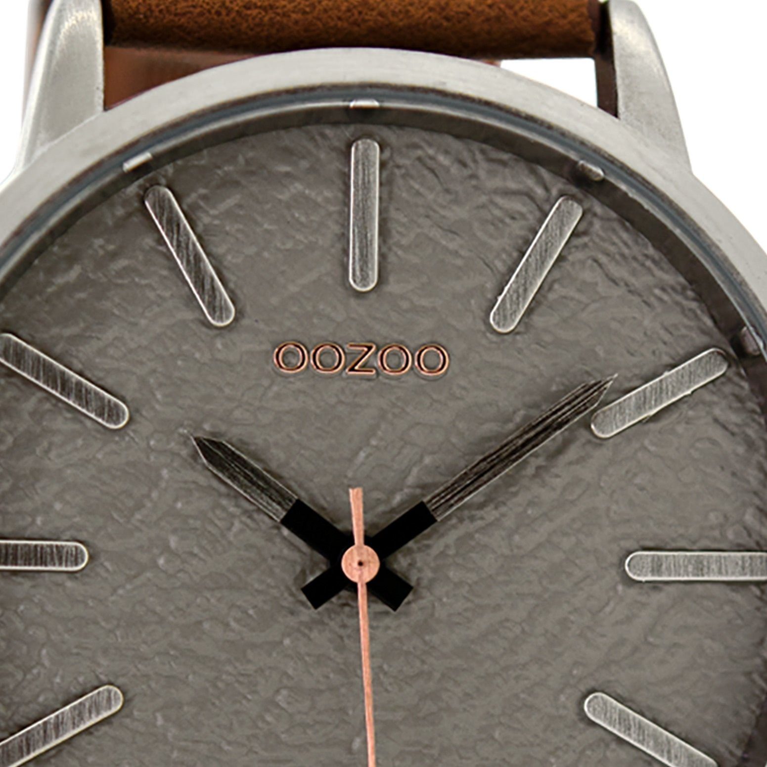 OOZOO Quarzuhr Oozoo Herren Armbanduhr braun, (Analoguhr), Herrenuhr rund, günstig online kaufen