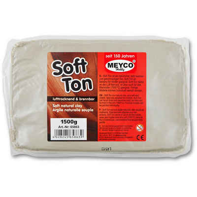 MEYCO Hobby Modelliermasse »Soft Ton«, 1,5 Kg