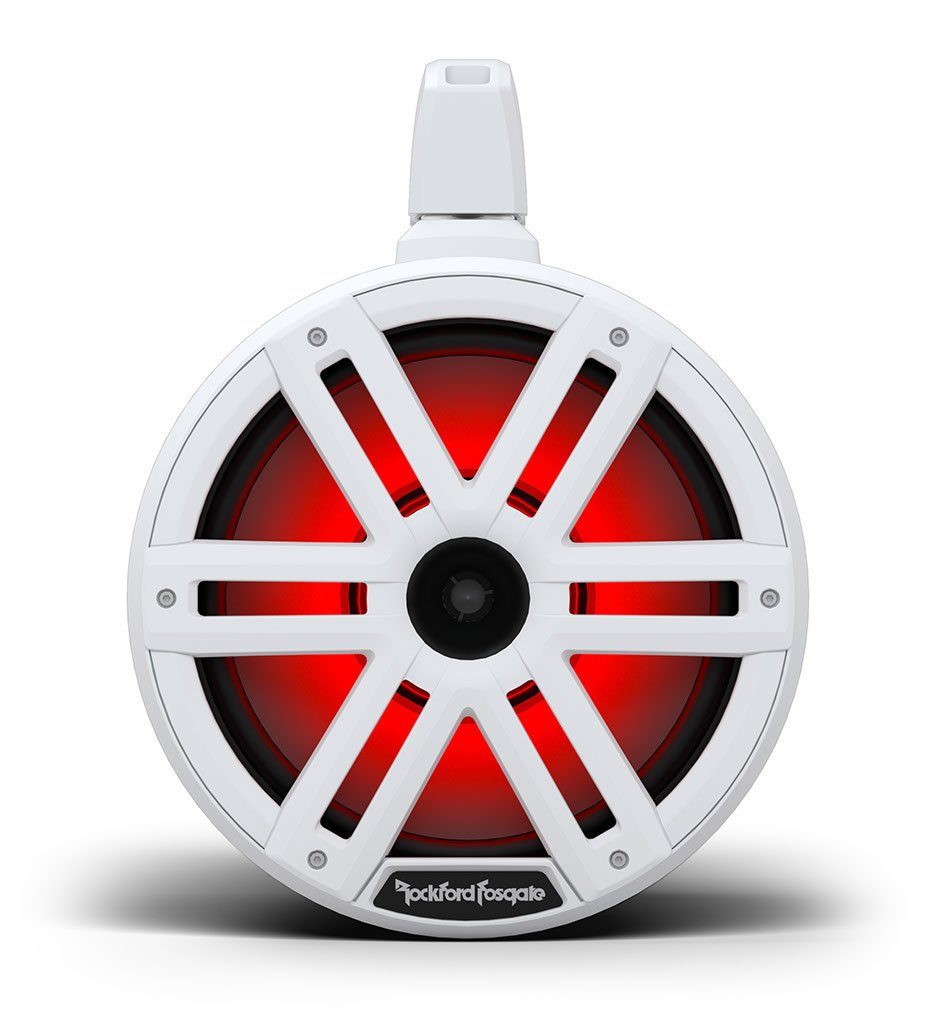 Weiß Lautsprecher Rockford Fosgate Color 25 cm Auto-Lautsprecher Wakeboard Optix
