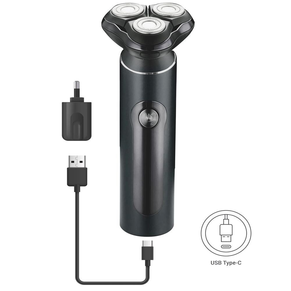 Adler Elektrorasierer ADEG 2940, Reiserasierer 3 in 1, elektrischer Nass- und Trockenrasierer, schwarz