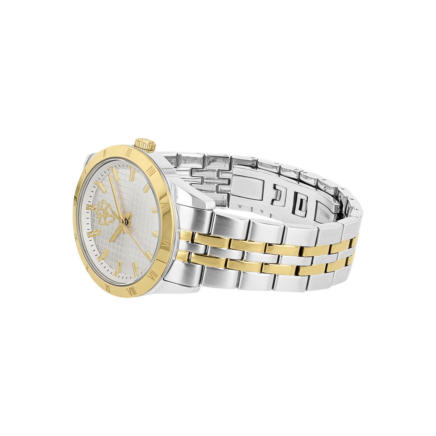 JOOP! Quarzuhr 2040160, Armbanduhr, Damenuhr, Edelstahlarmband, analog