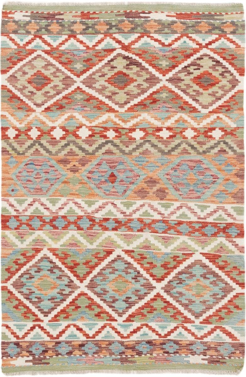 Orientteppich Kelim Afghan 102x152 rechteckig, Trading, Nain 3 Handgewebter mm Höhe: Orientteppich