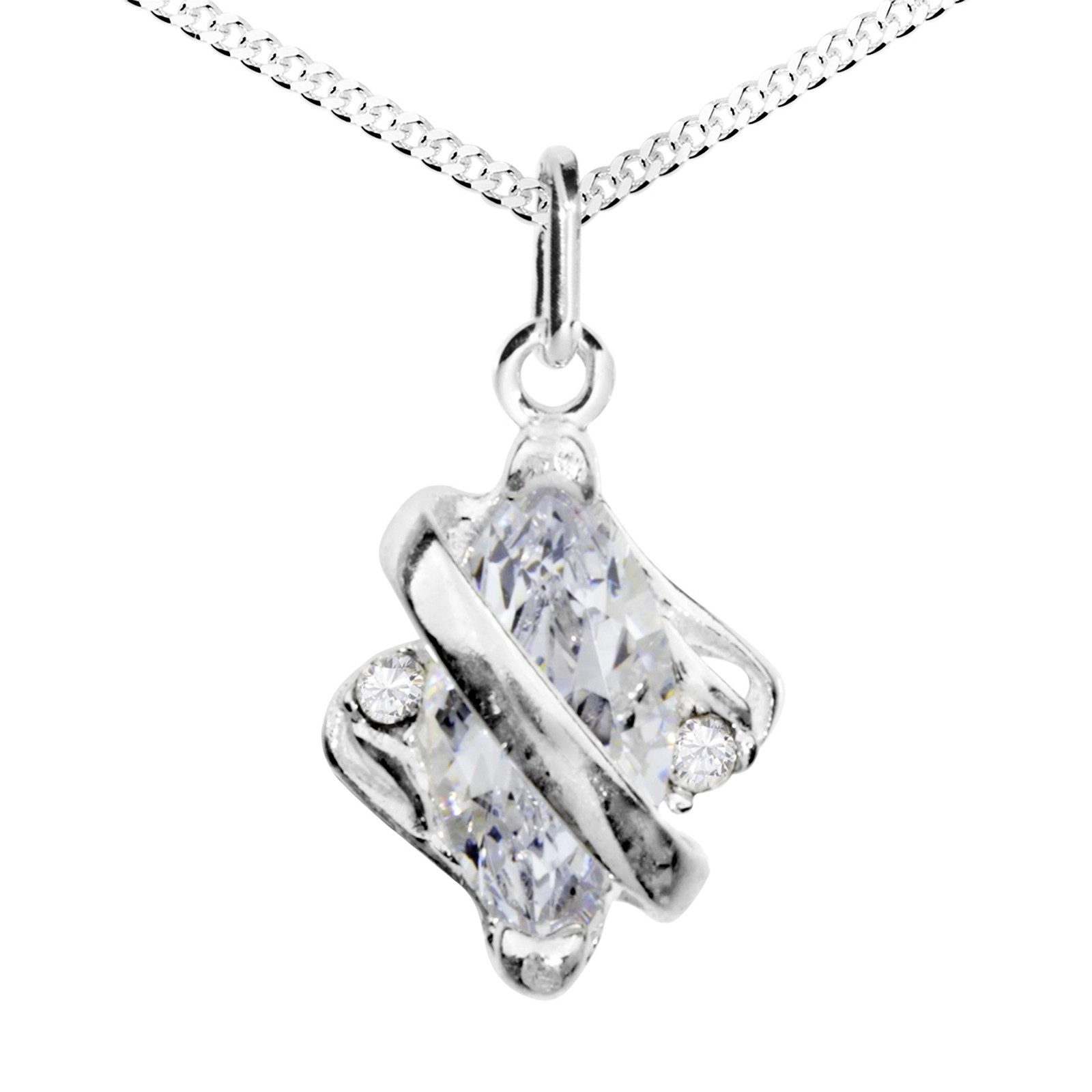 OSTSEE-SCHMUCK Kette mit Anhänger Ostsee-Schmuck Kette mit Anhänger Paola Kette mit Anhänger Paola (2-tlg)