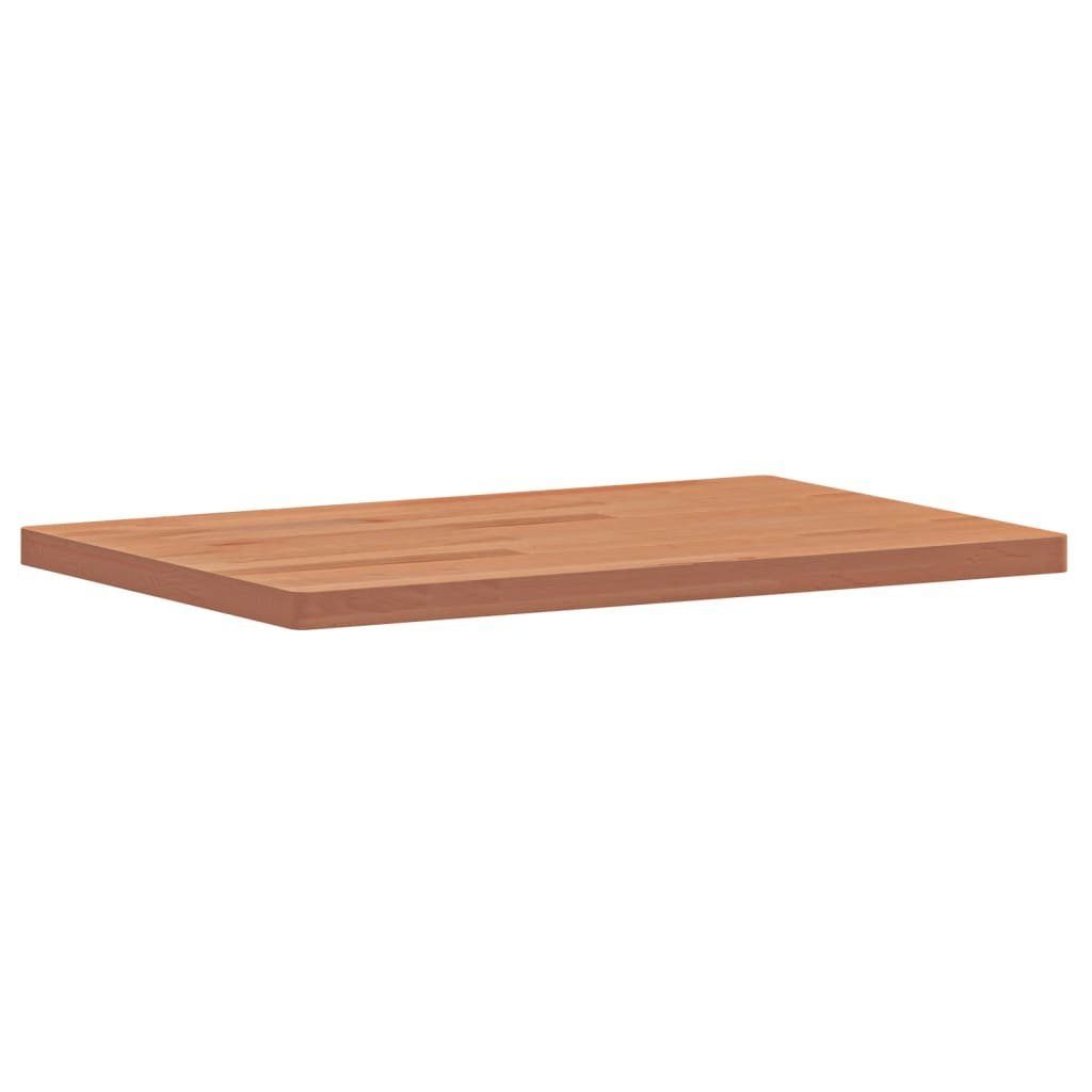 vidaXL Waschtisch 60 x 40 x 25 cm Waschtischplatte 60x40x2,5 cm Massivholz Buche