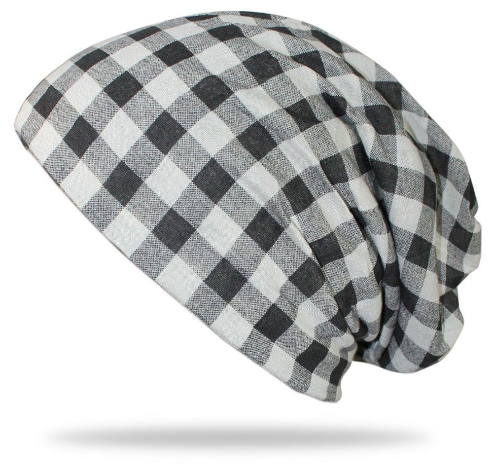 dy_mode Beanie Lässige Beanie Mütze kariert Unisex Mütze Karo Muster