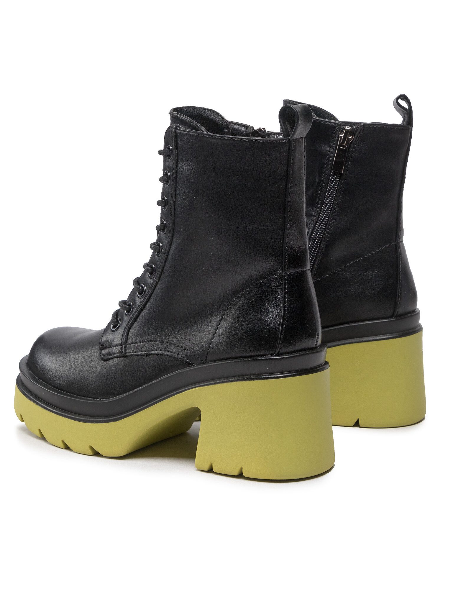 DeeZee Stiefeletten ZAL90112-1A Black/Yellow Stiefelette