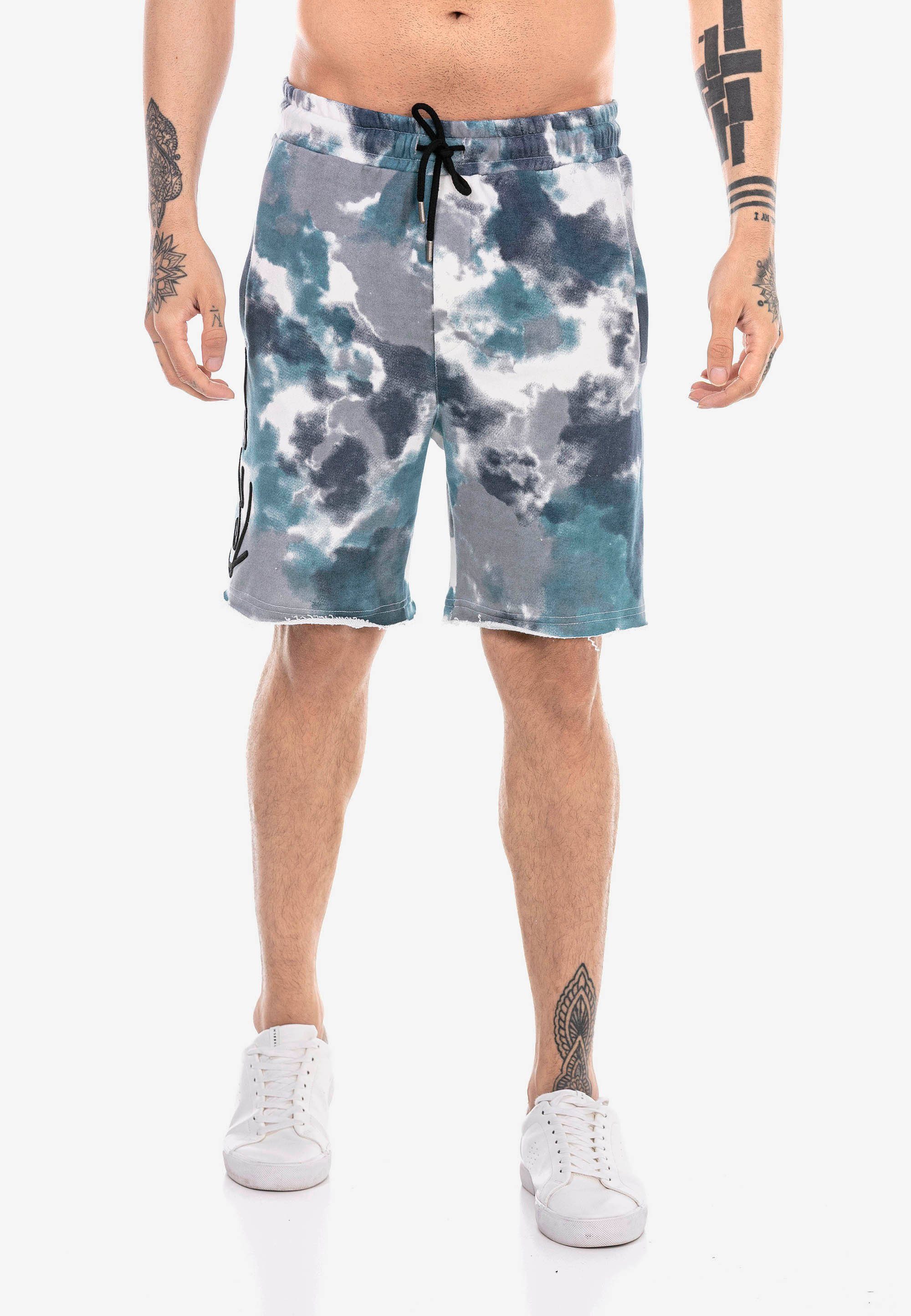 RedBridge Shorts Margate mit Batik-Muster