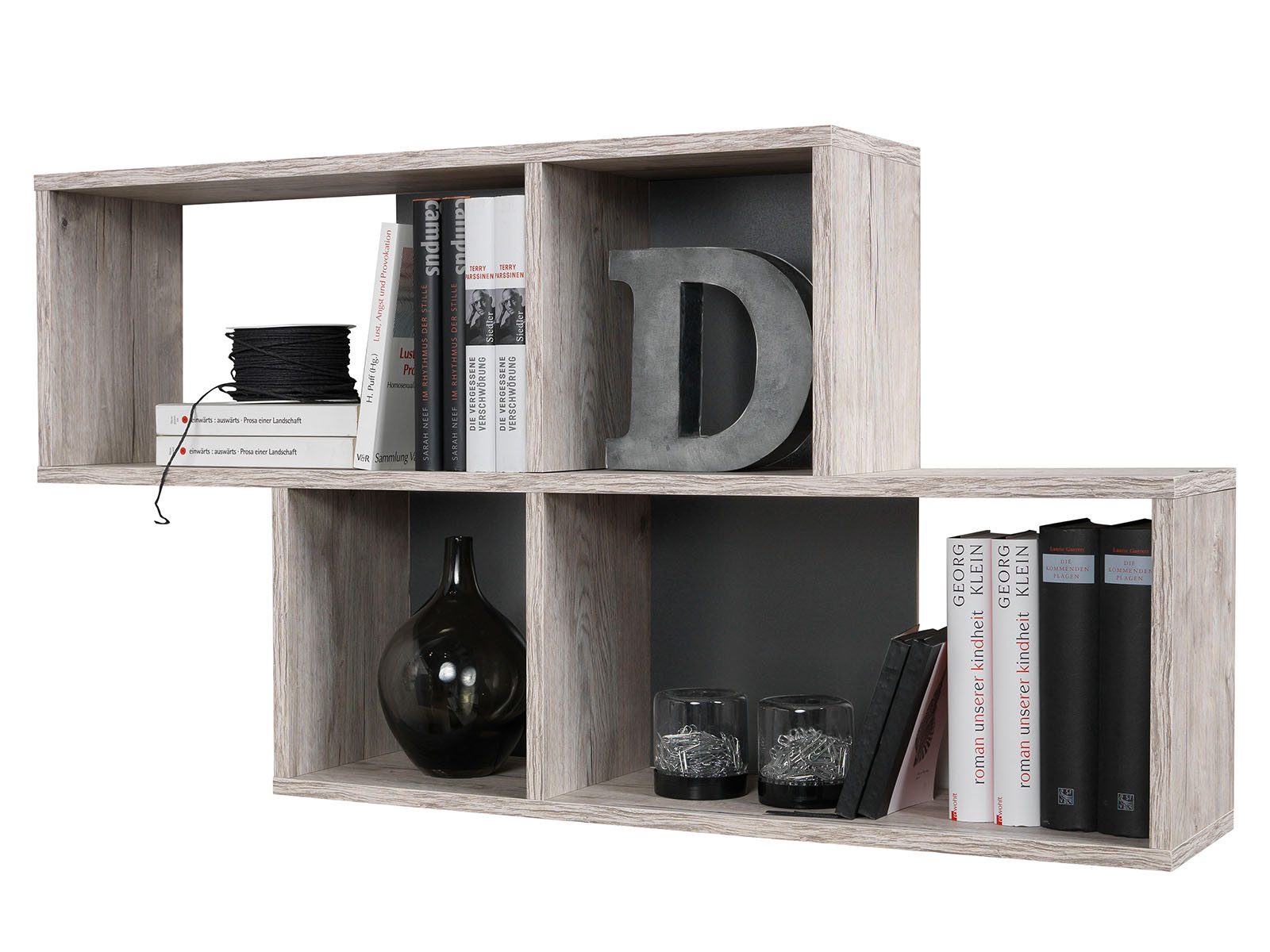 FMD Möbel Wandregal 100 x 53 x 19,5 cm (B/H/T)