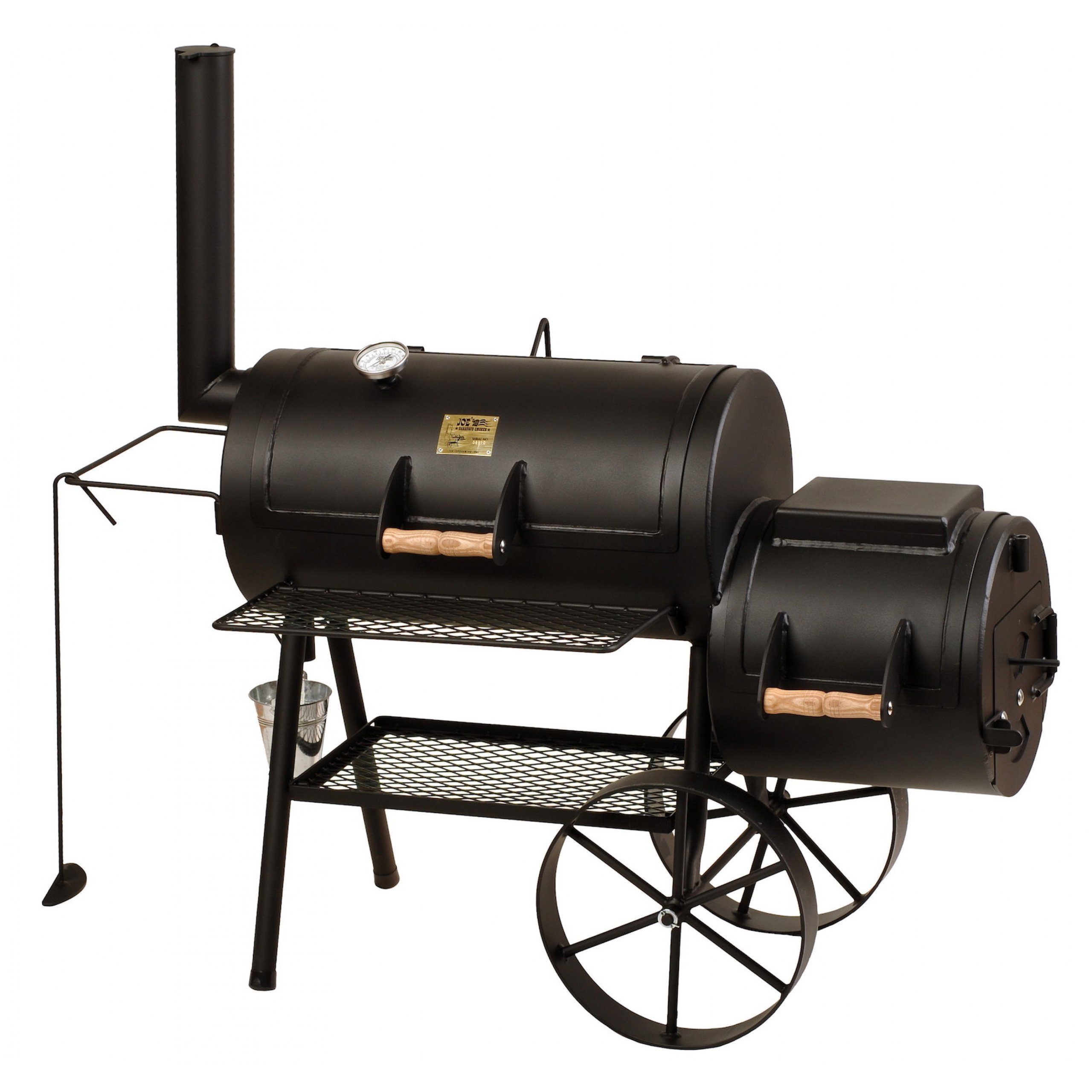 Rumo Barbeque Smoker Rumo Barbeque JOEs Smoker 16 Zoll Classic mit Kochplatte JS-33751