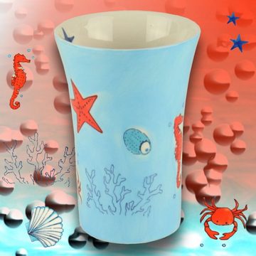 Mila Becher Mila Keramik-Becher Coffee-Pot Save the Ocean, Keramik