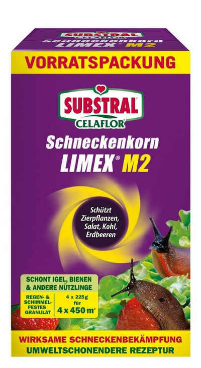 Substral Insektenvernichtungsmittel Substral Celaflor Schneckenkorn Limex M2 für 4x450, 0.9 l