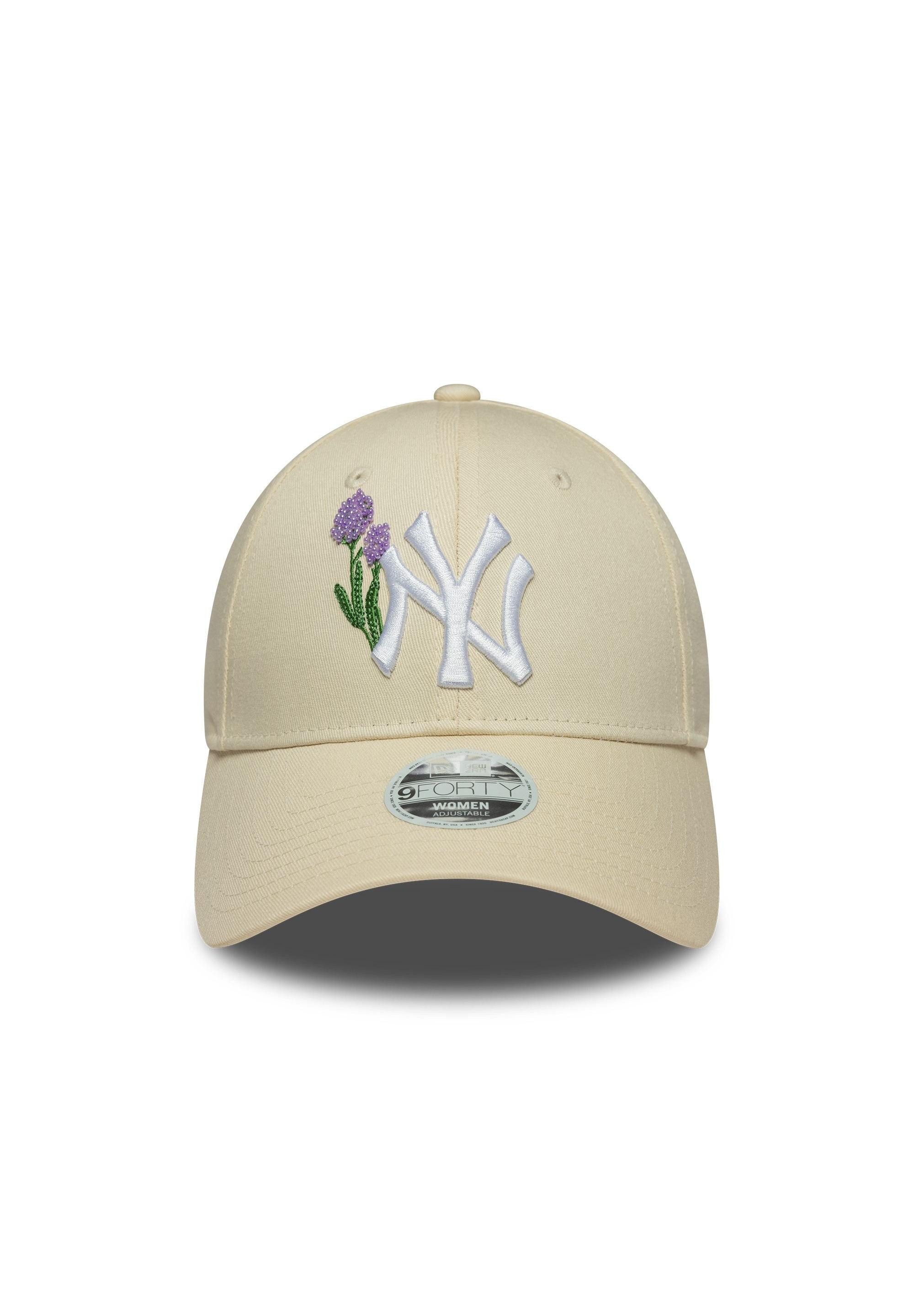 New Era Baseball Cap New York Yankees Blumen 9Forty Women Cap New Era Pastel Gelb (1-St)