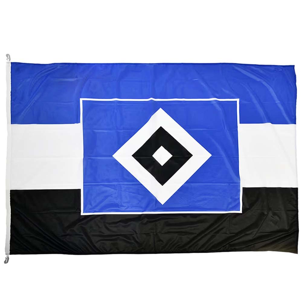Hamburger SV Fahne HSV Hissfahne Blau Weiss Schwarz 180 x 120