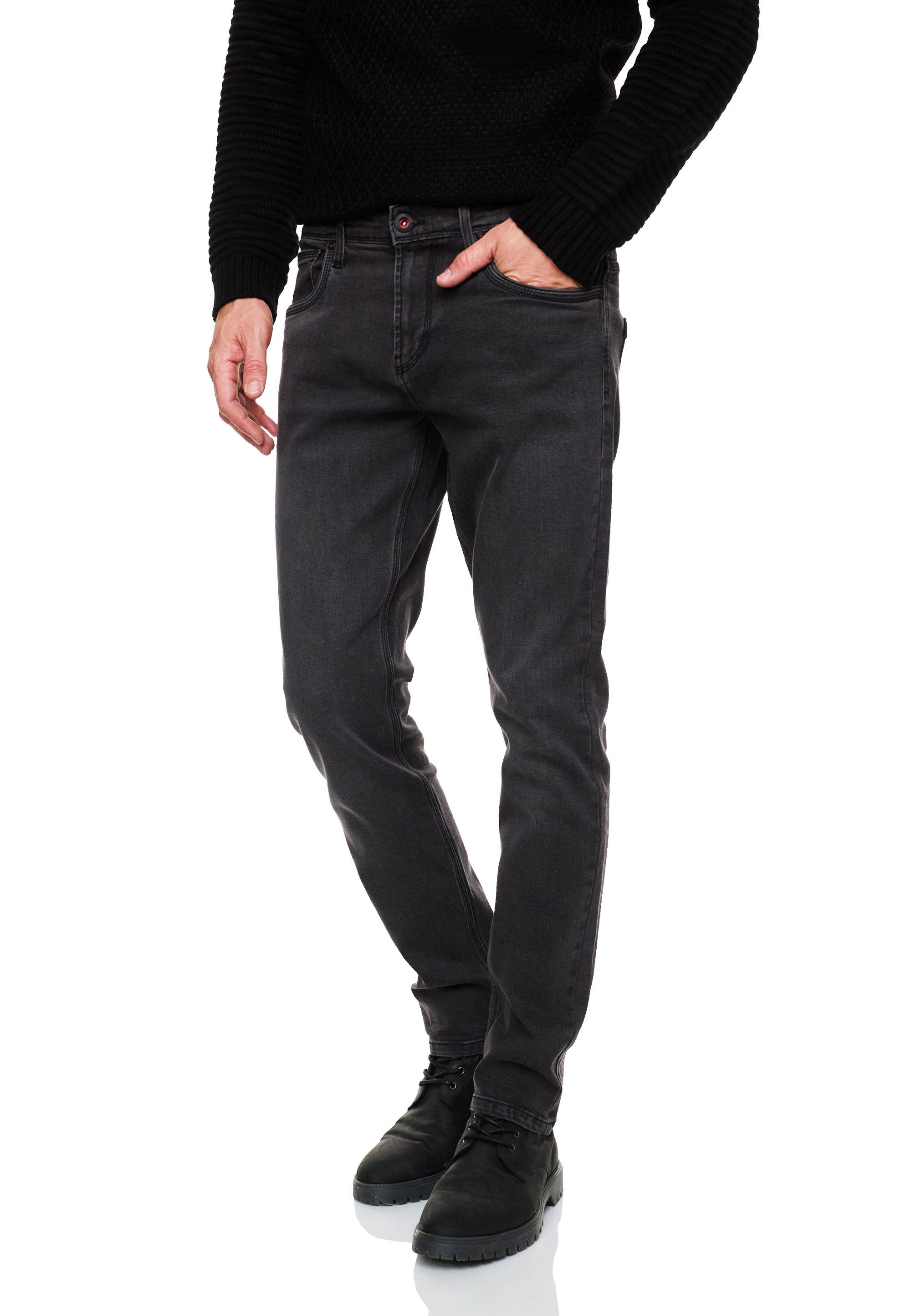 R-NEAL Slim-fit-Jeans Herren Jeanshose Cotton Stretch günstig online kaufen