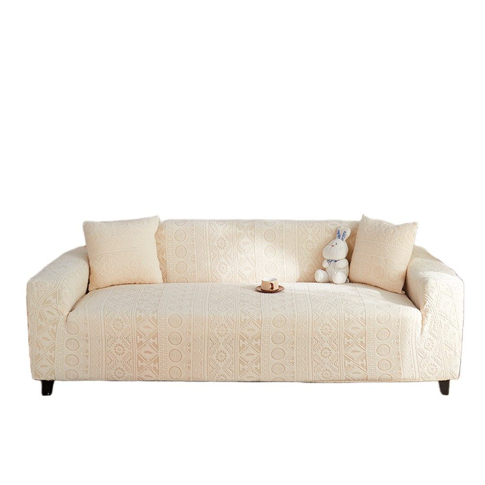 Diwzbyn Sofahusse Stretch-Sofabezug Elastisch Couch Sesselbezug mit dezentem Muster