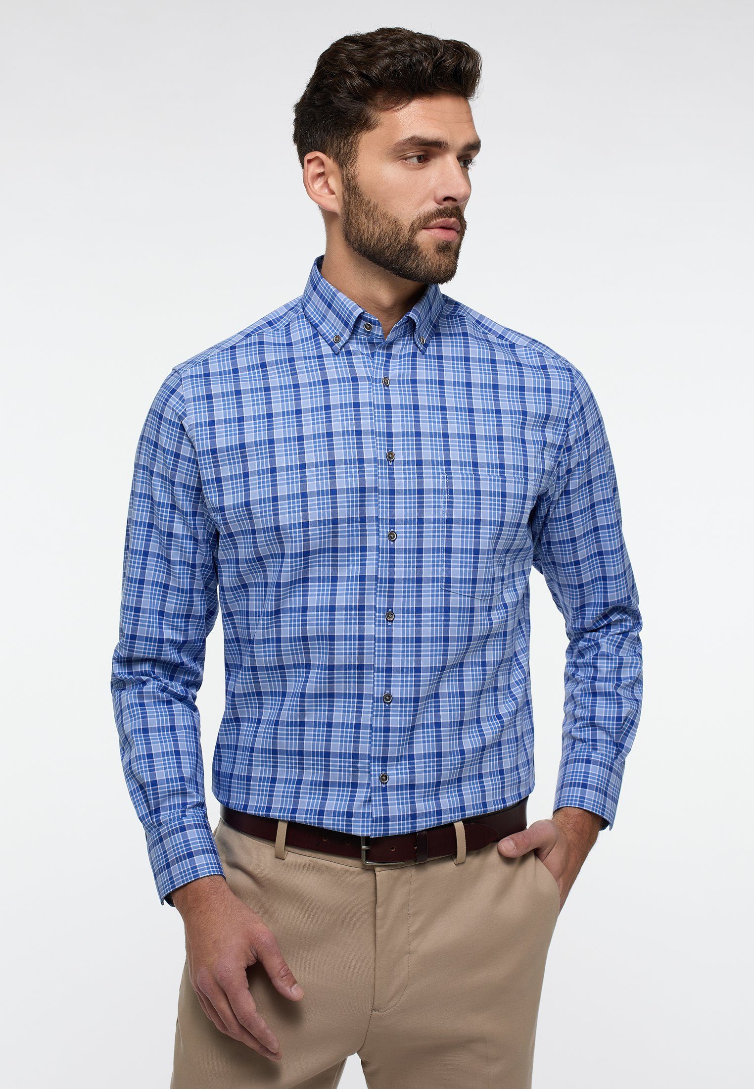 Eterna Langarmhemd MODERN FIT günstig online kaufen