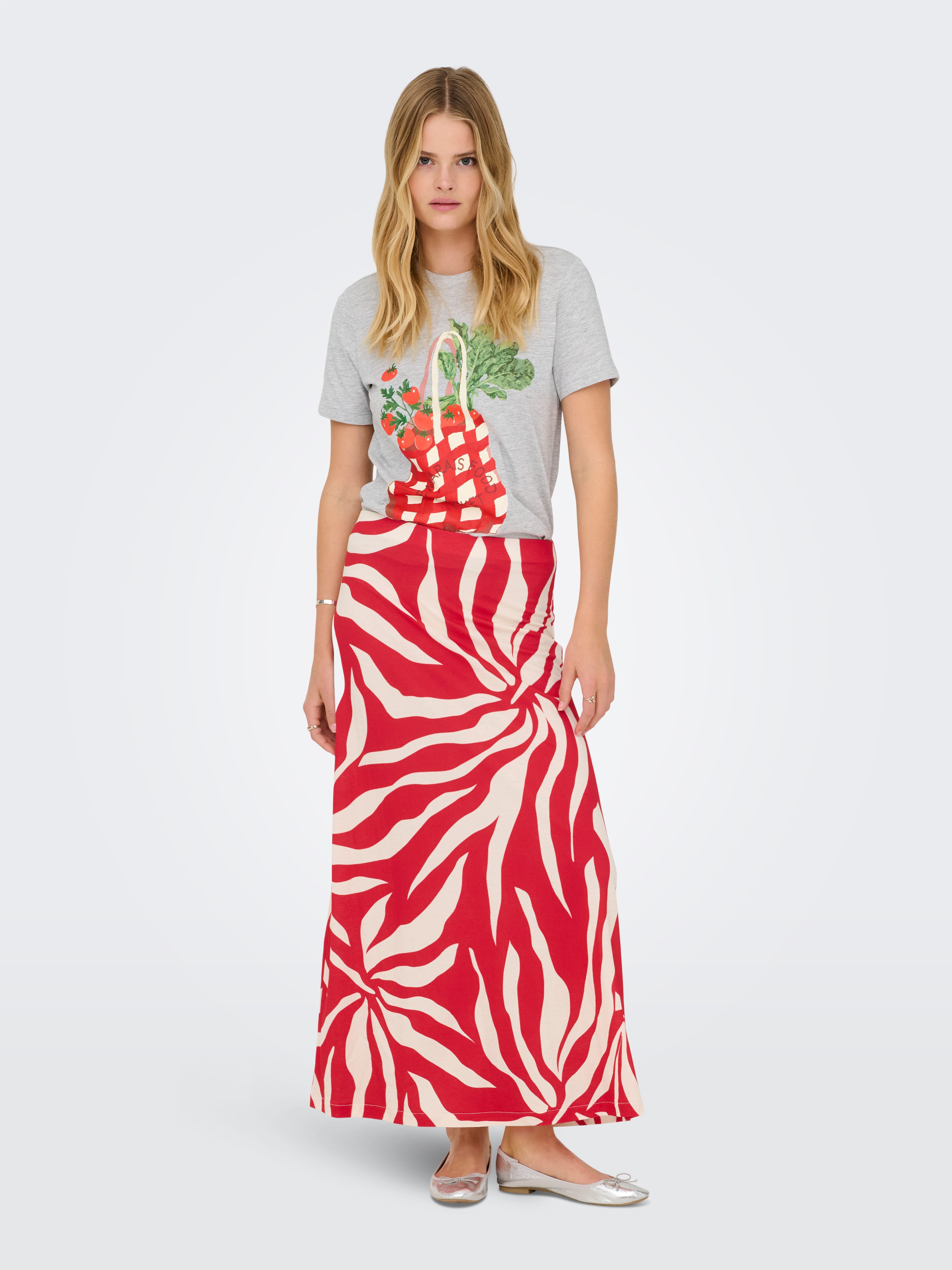 ONLY Maxirock ONLCHIGO SAKURA LONG SKIRT WVN Viskosemischung