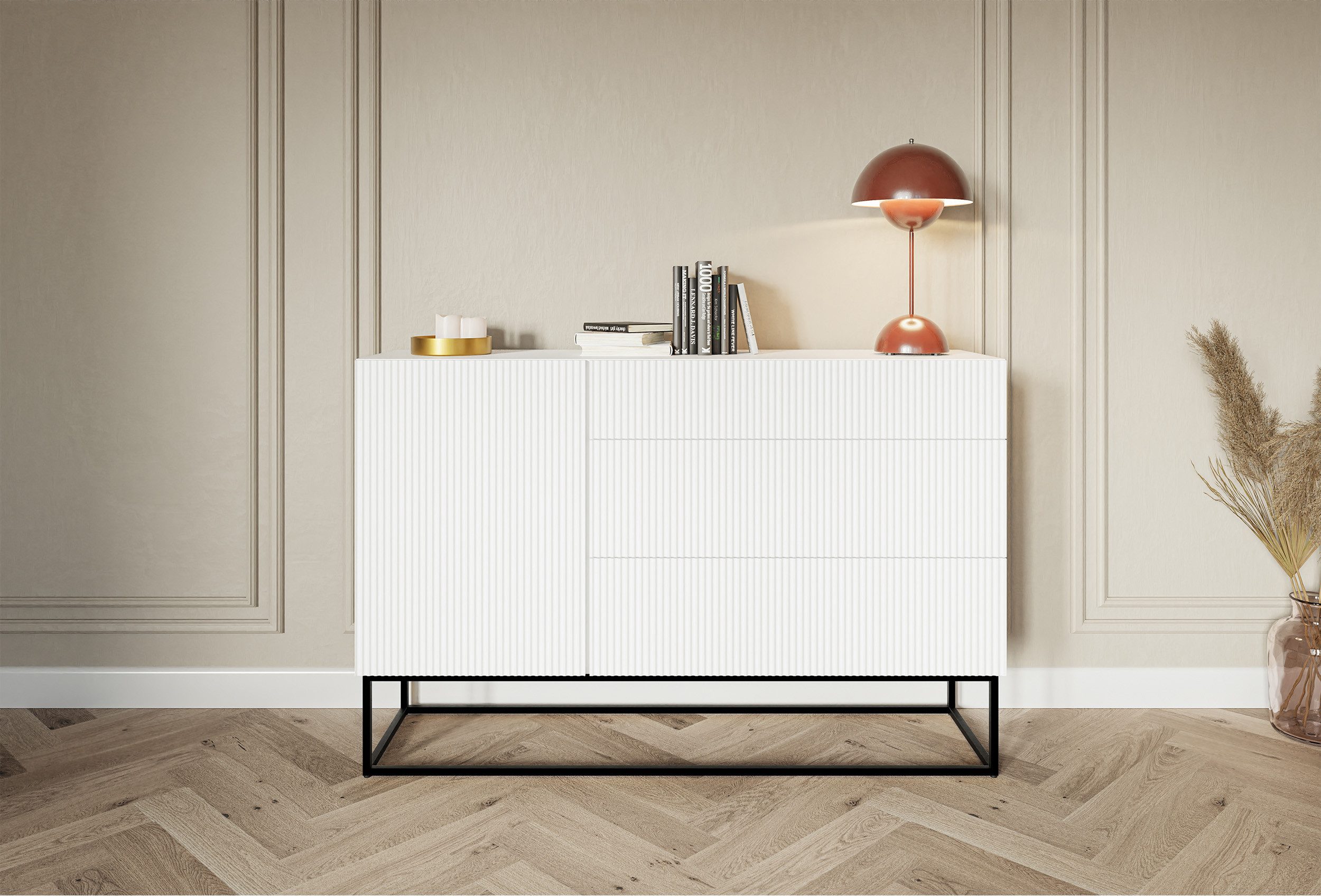 Selsey Sideboard VELDIO, 1-türig mit 3 günstig online kaufen