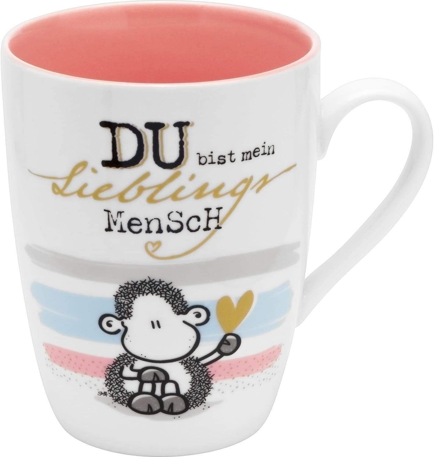 Tasse Sheepworld Tasse Motiv Mensch Porzellan 35 cl Geschenkverpackung