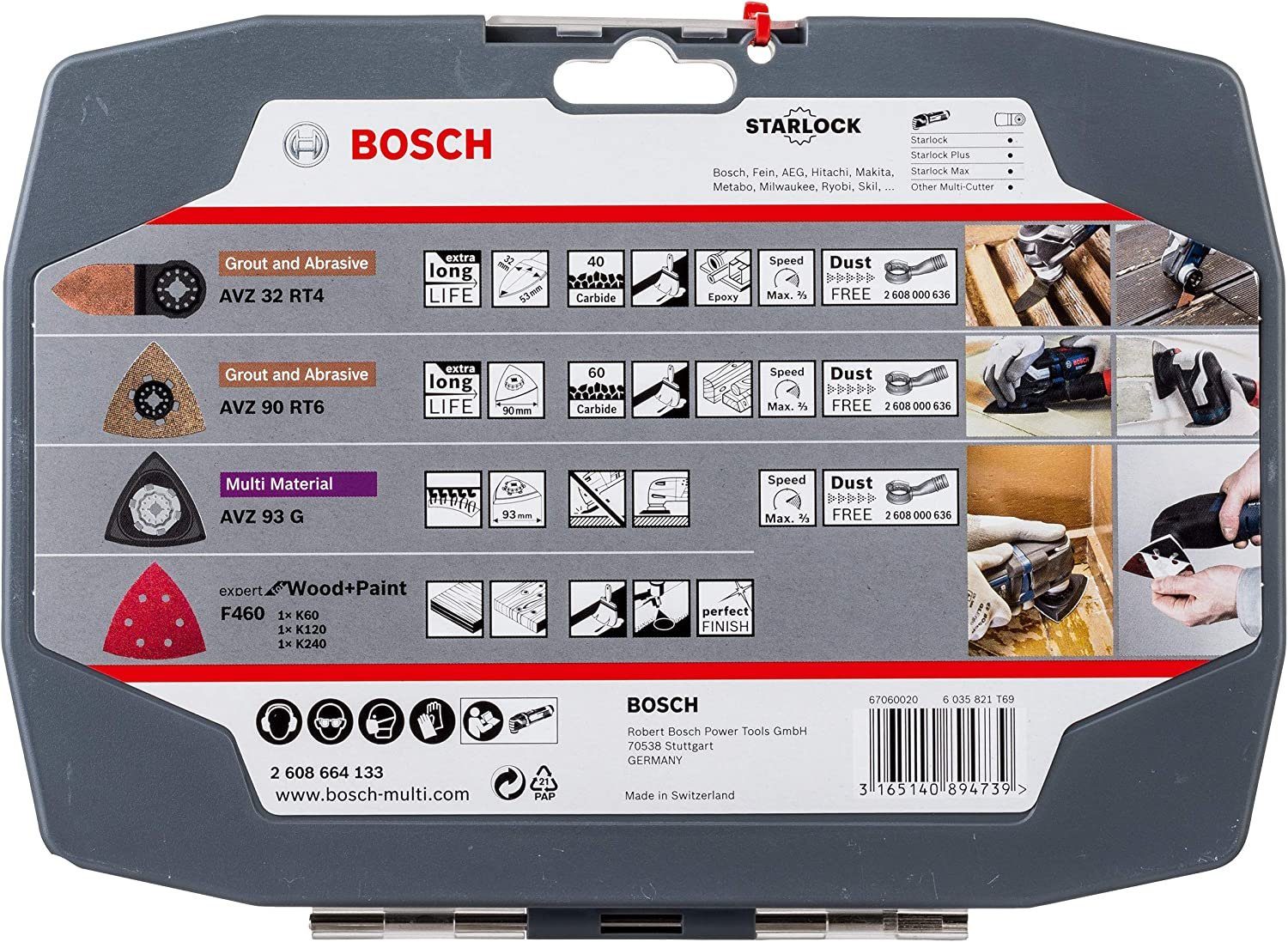Starlock of Professional Bosch 6 Best Set Schleifblatt BOSCH Bohrfutter tlg. Sanding