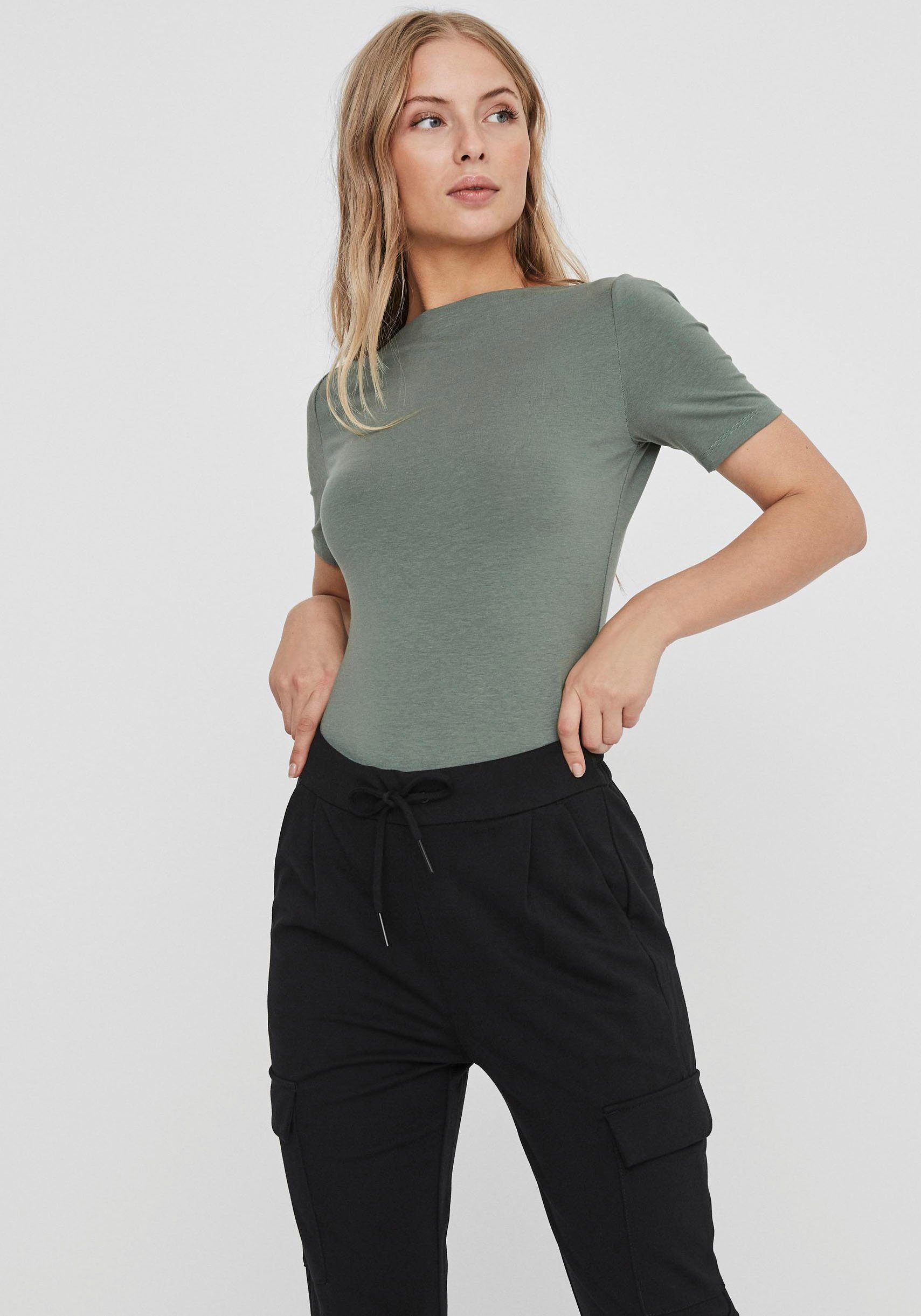 Kurzarmshirt VMPANDA MODAL S/S TOP NOOS