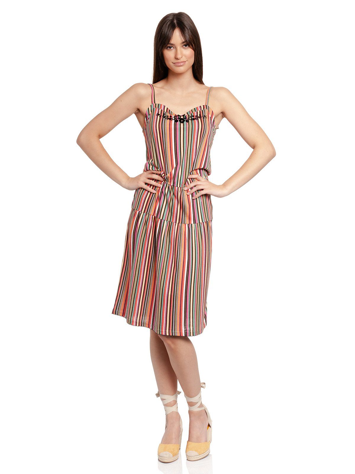 Vive Maria Viva Mexico Damen Trägerkleid mehrfarbig günstig online kaufen